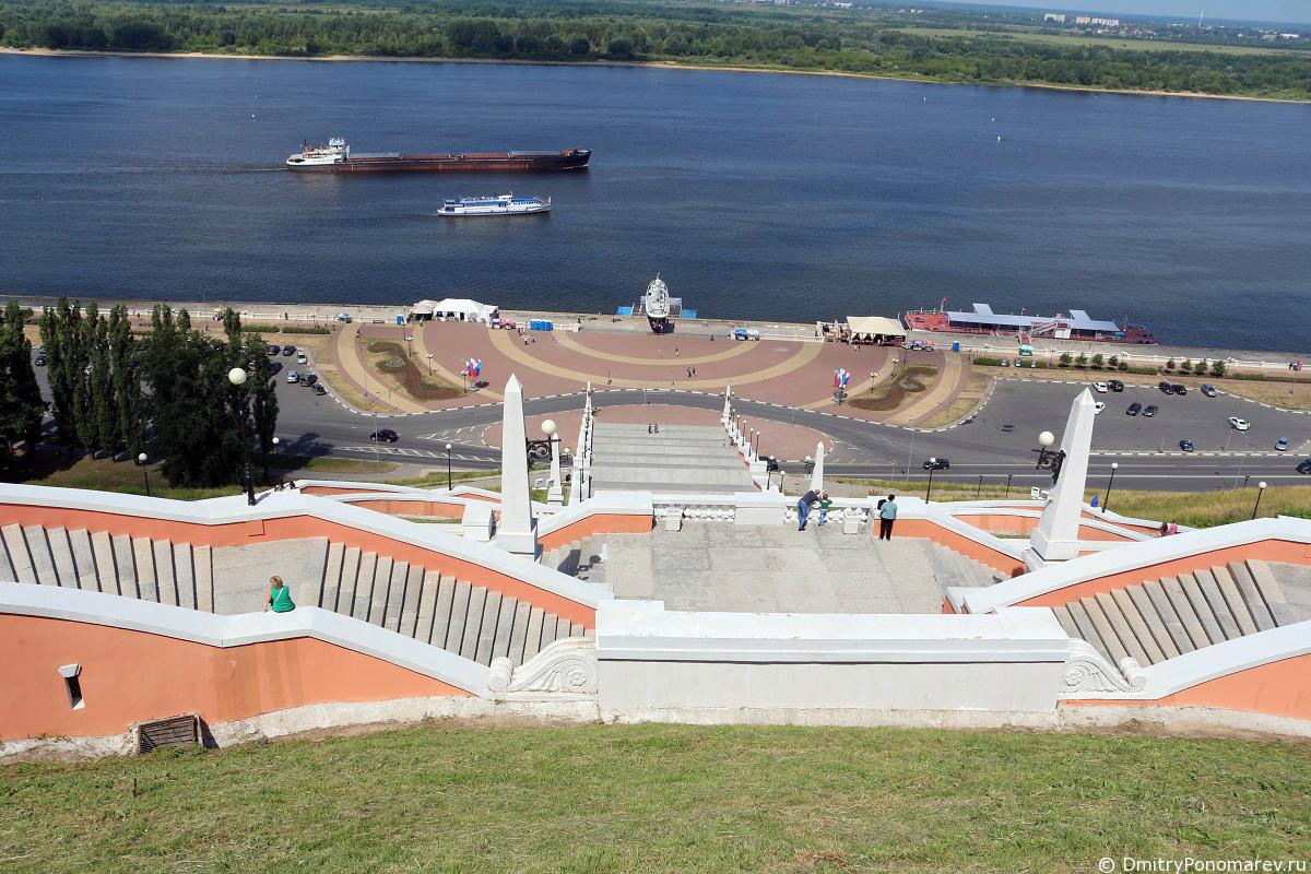 Чкаловская лестница. Нижний Новгород