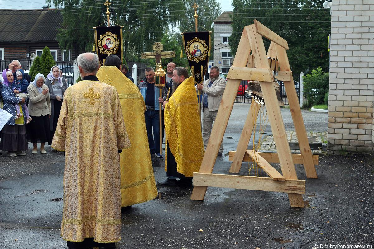 новые колокола в Ковернино