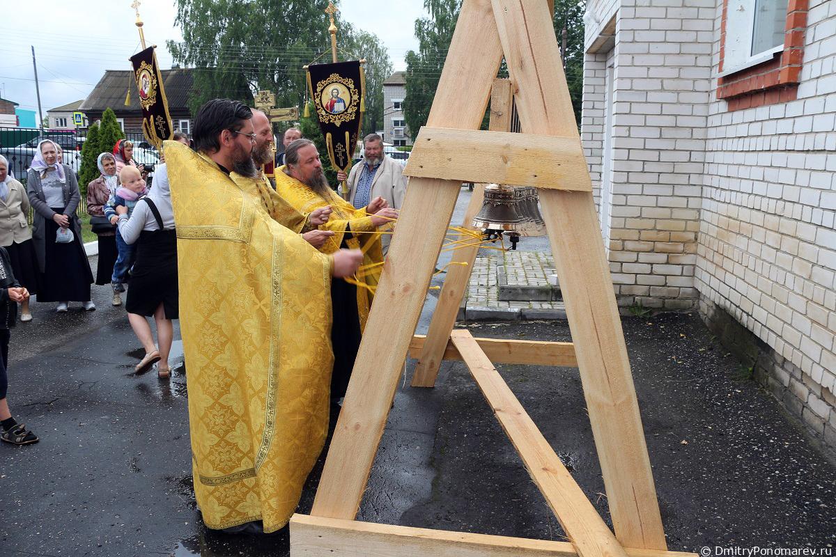 новые колокола в Ковернино