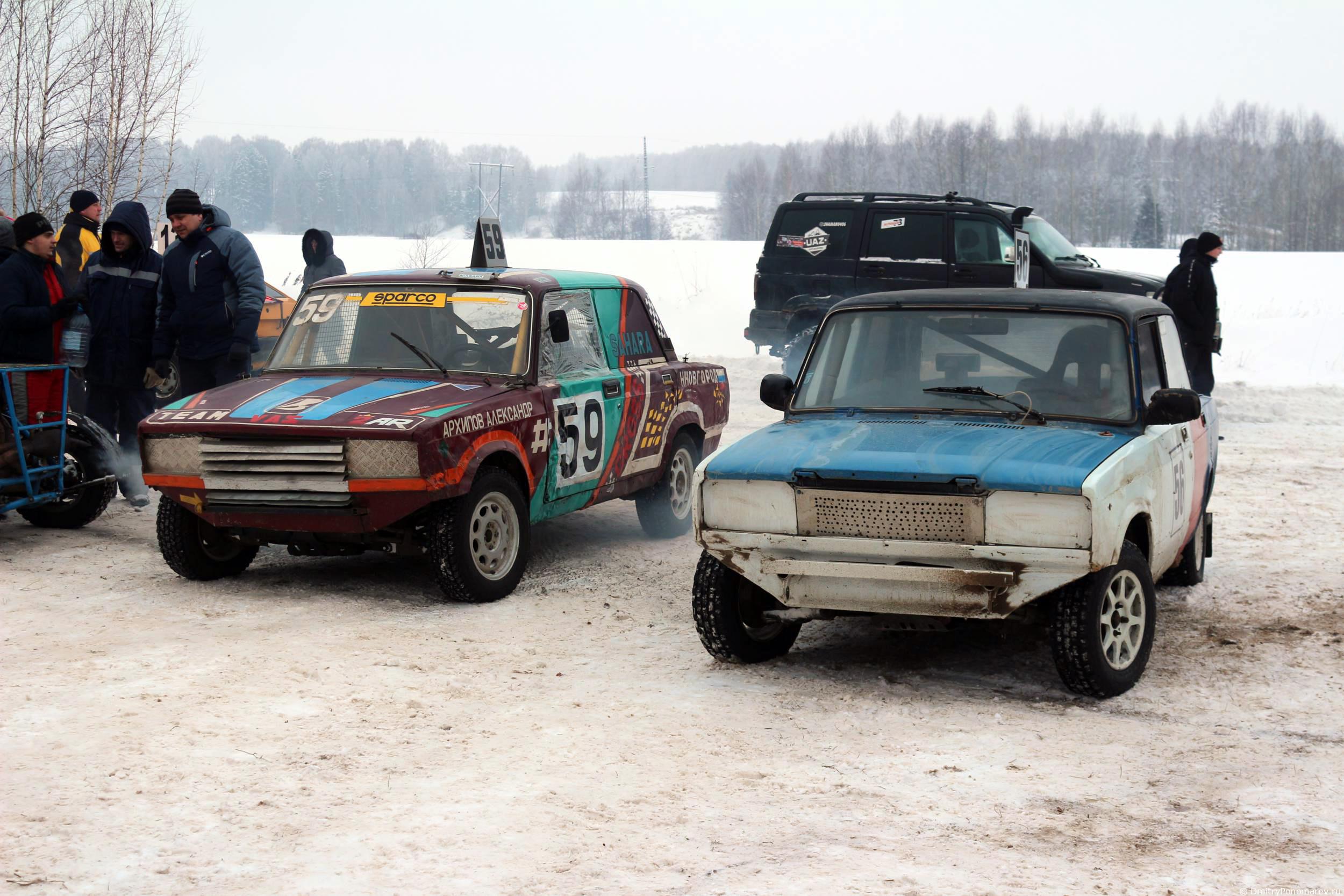 Январские автогонки в Городце 2021