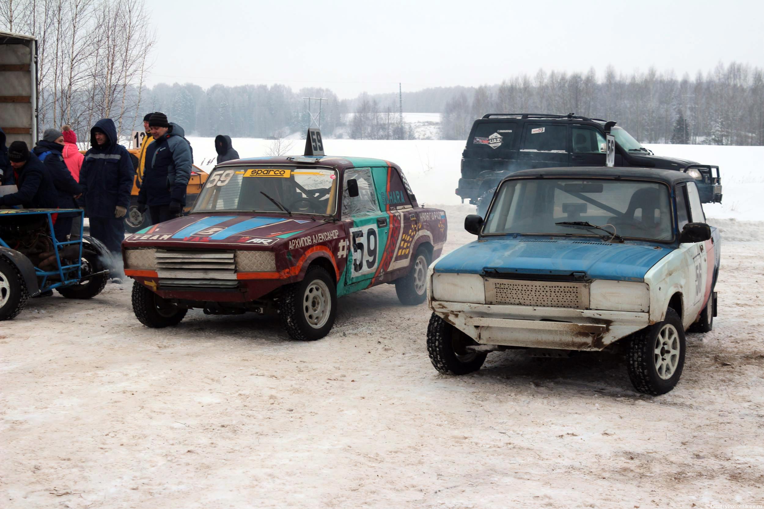Январские автогонки в Городце 2021