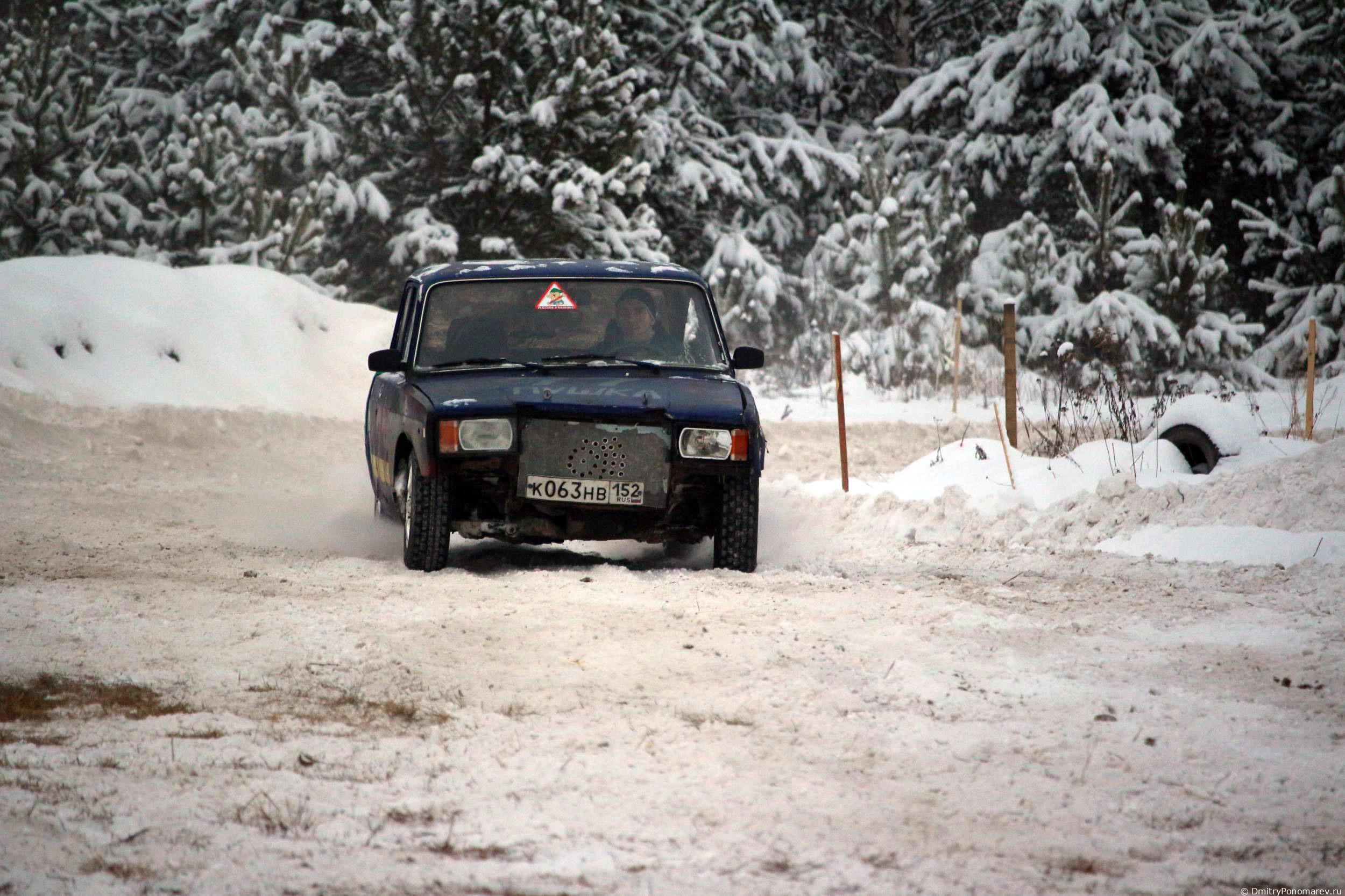 Январские автогонки в Городце 2021