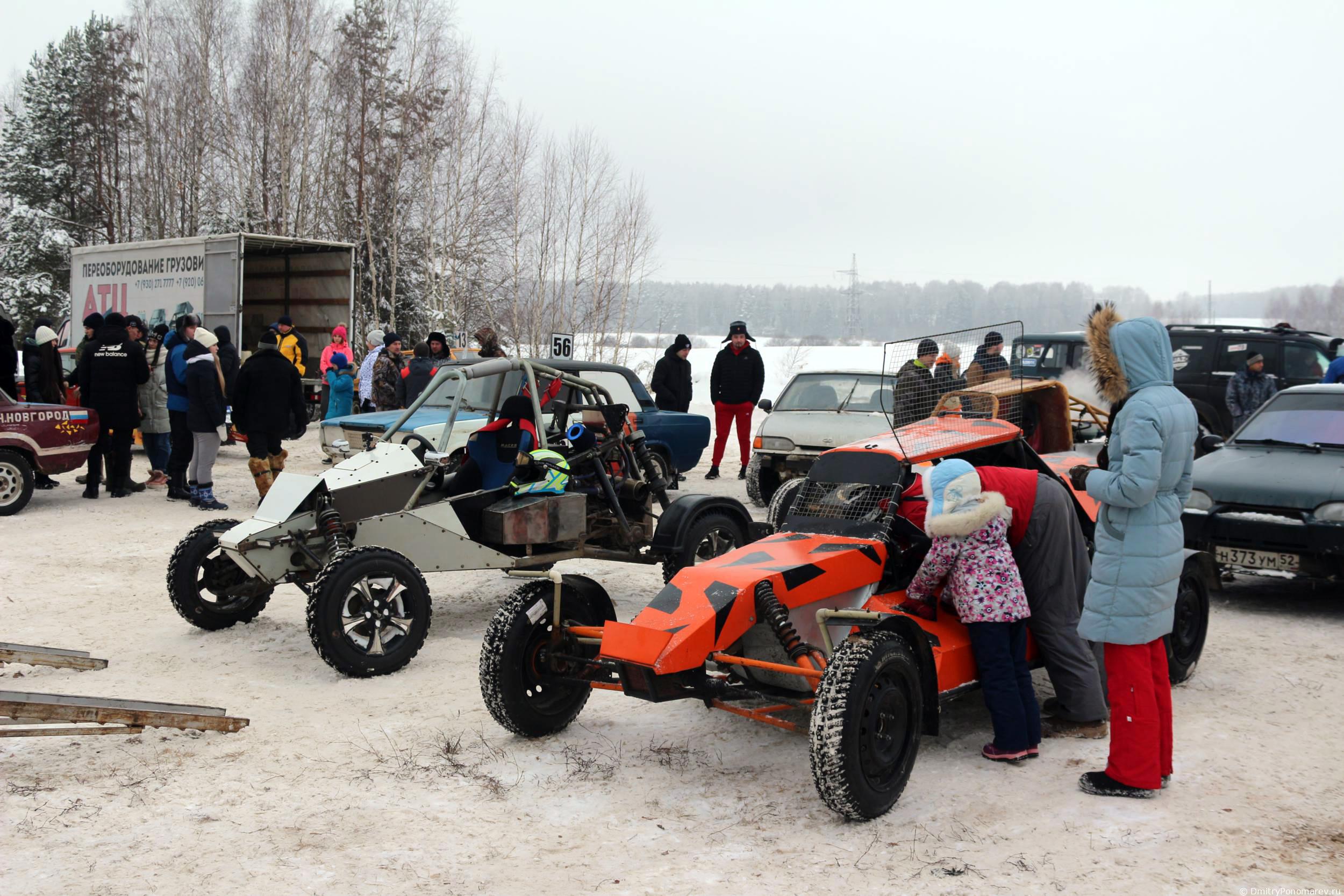 Январские автогонки в Городце 2021