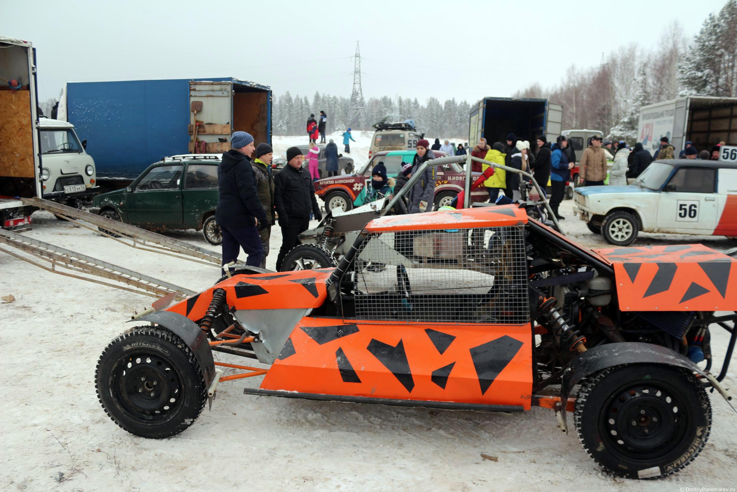 Январские автогонки в Городце 2021