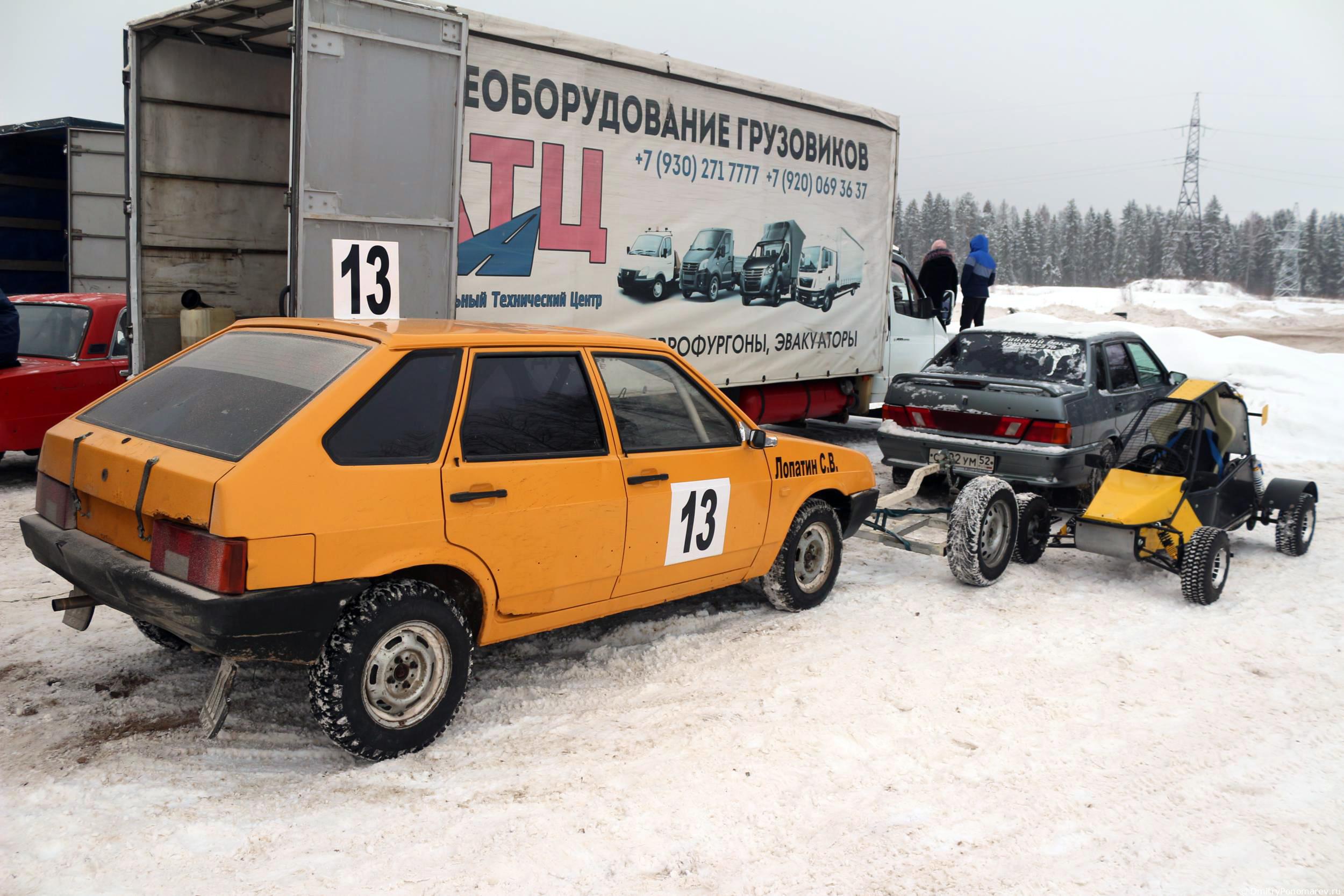 Январские автогонки в Городце 2021