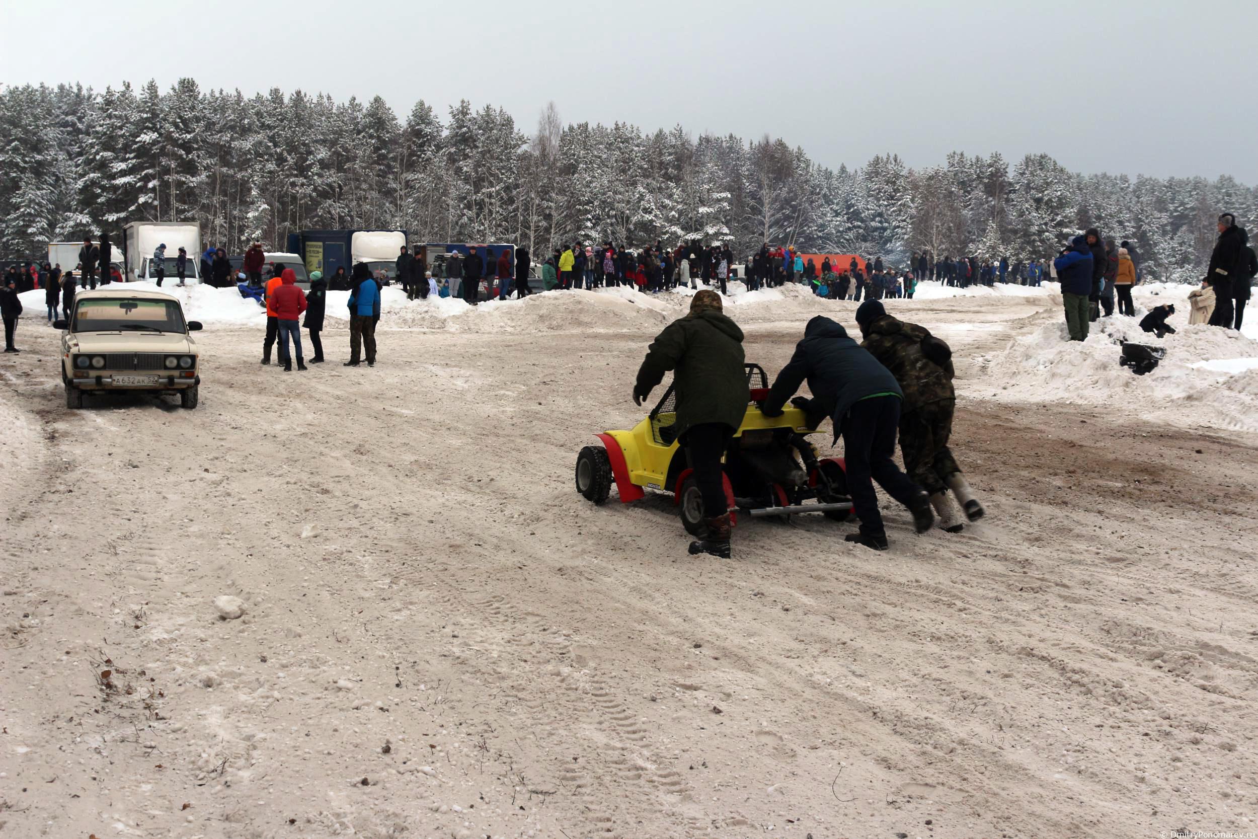 Январские автогонки в Городце 2021