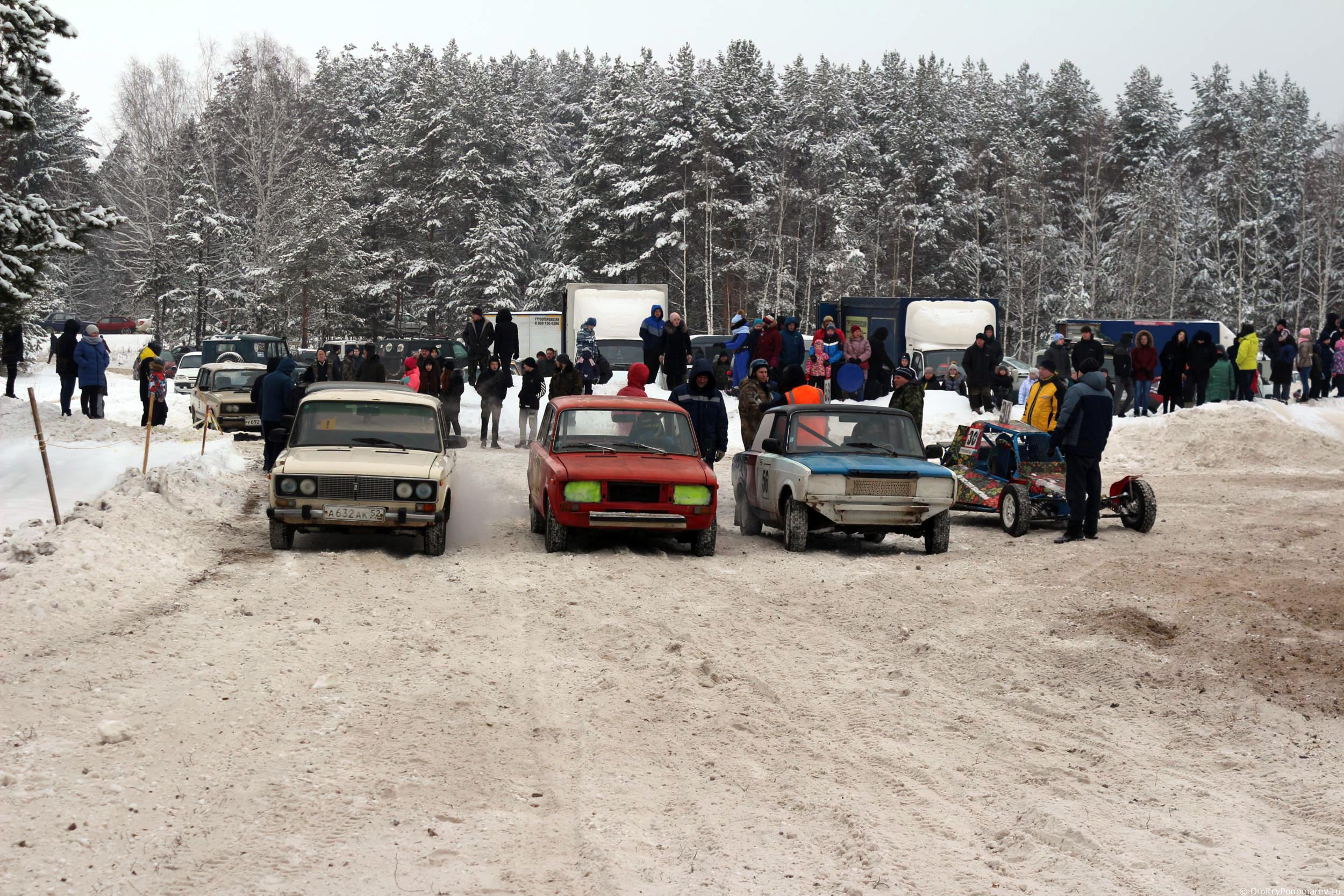 Январские автогонки в Городце 2021