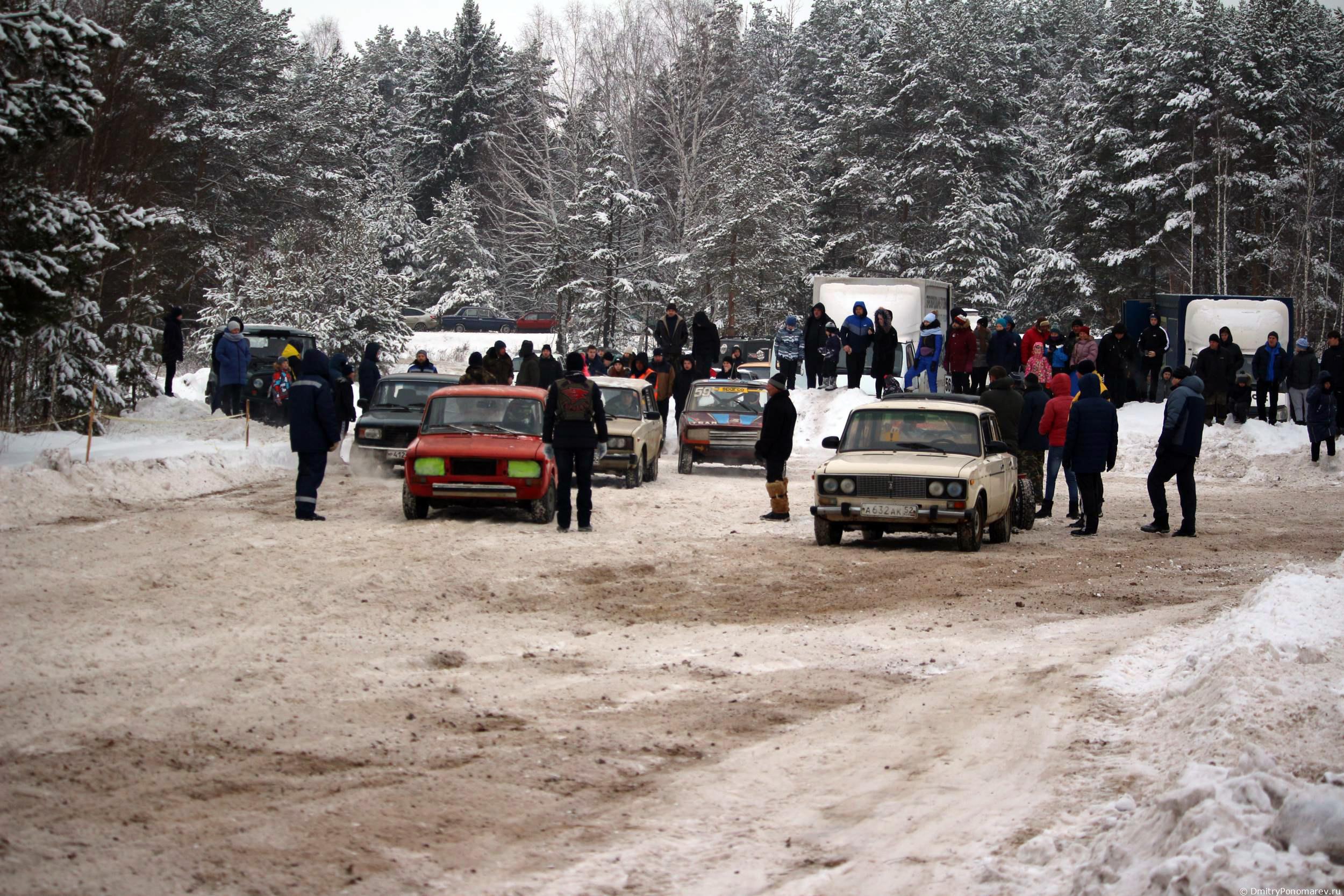 Январские автогонки в Городце 2021