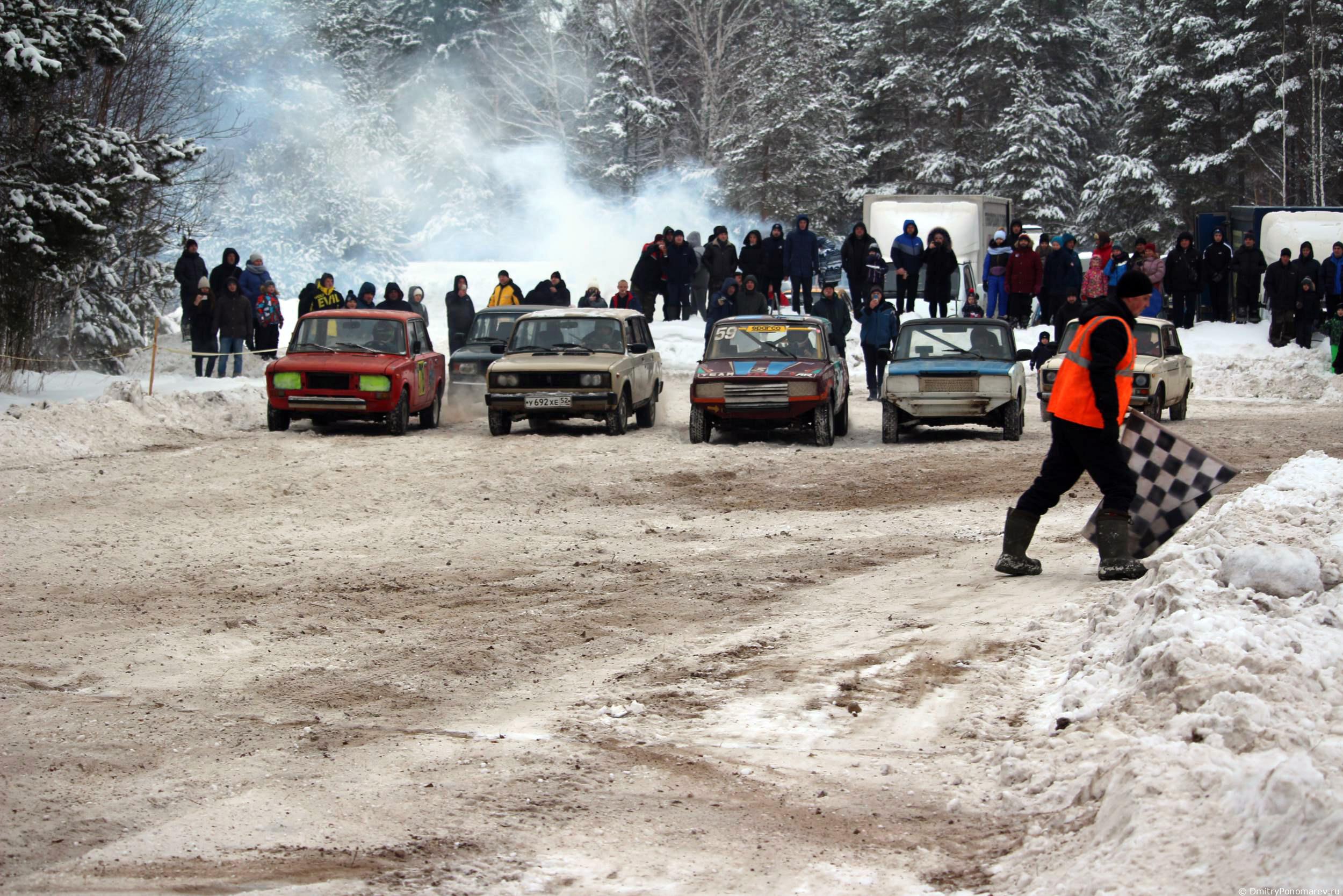 Январские автогонки в Городце 2021