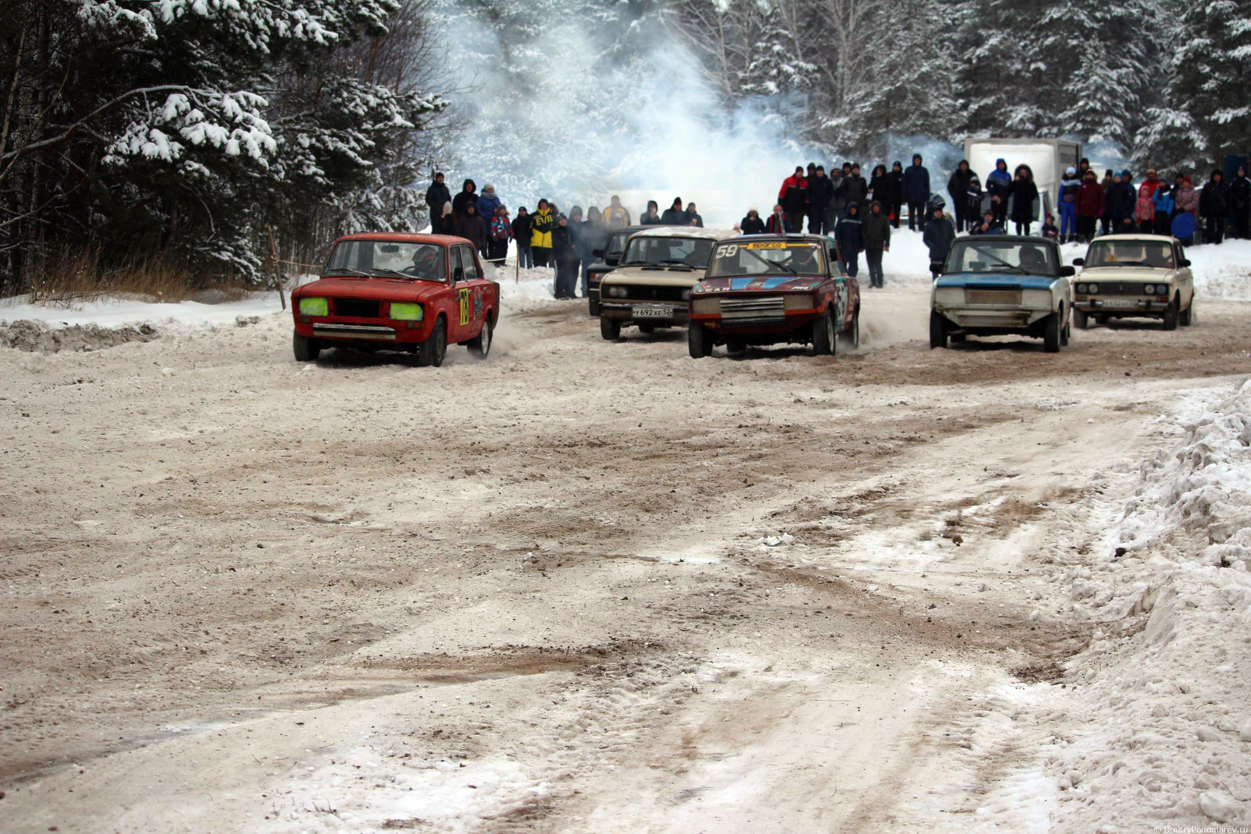 Январские автогонки в Городце 2021