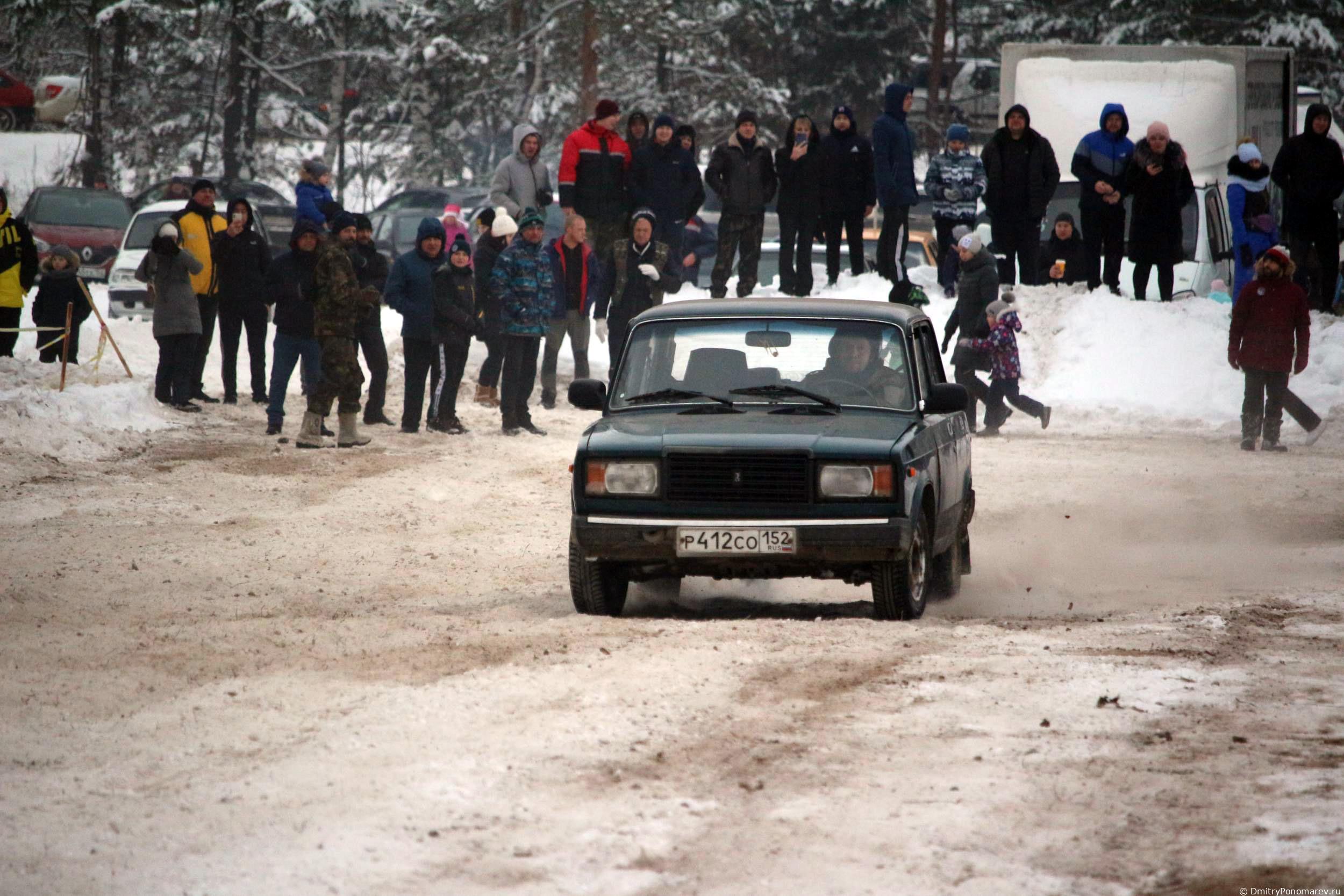 Январские автогонки в Городце 2021