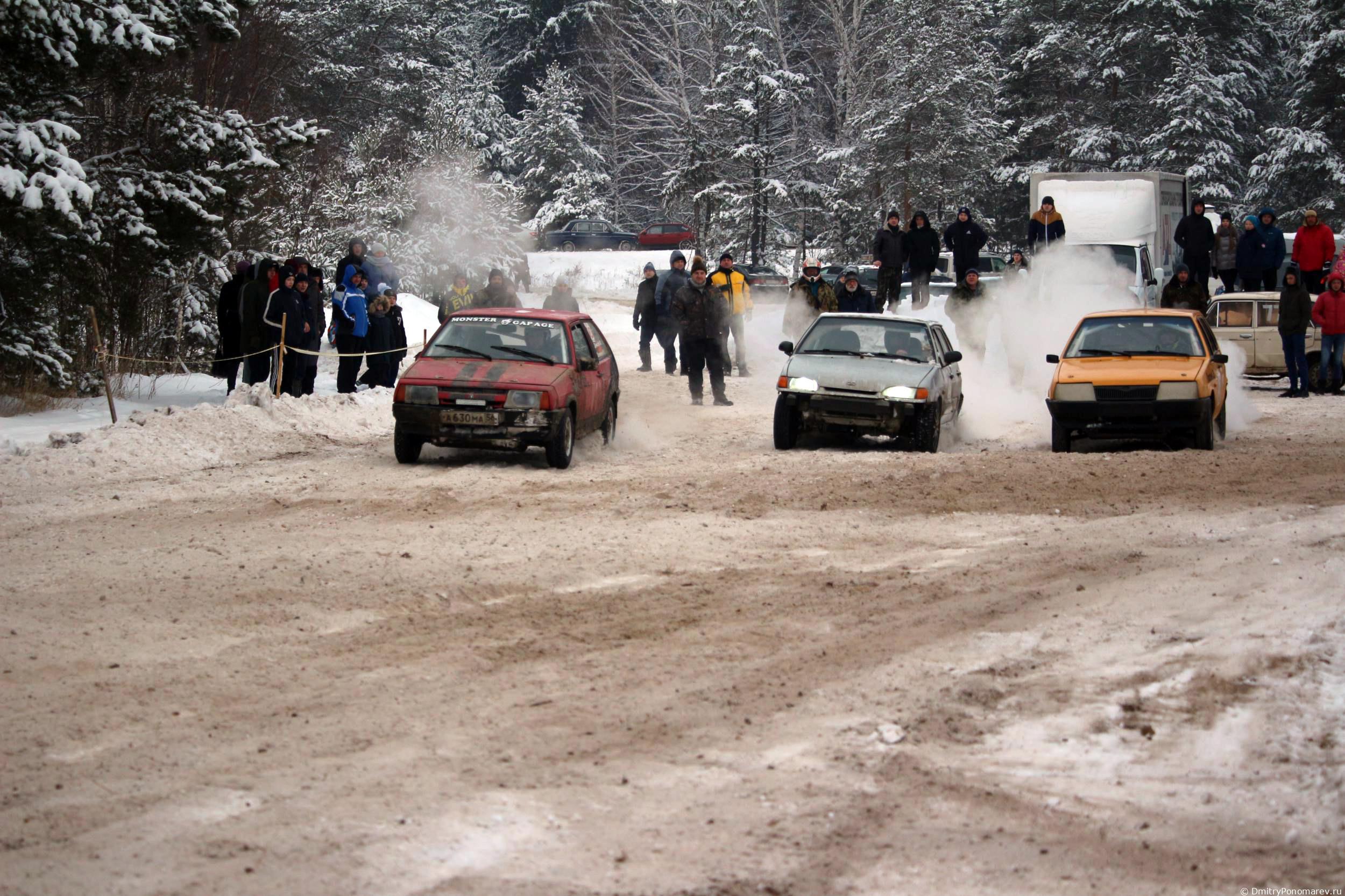 Январские автогонки в Городце 2021