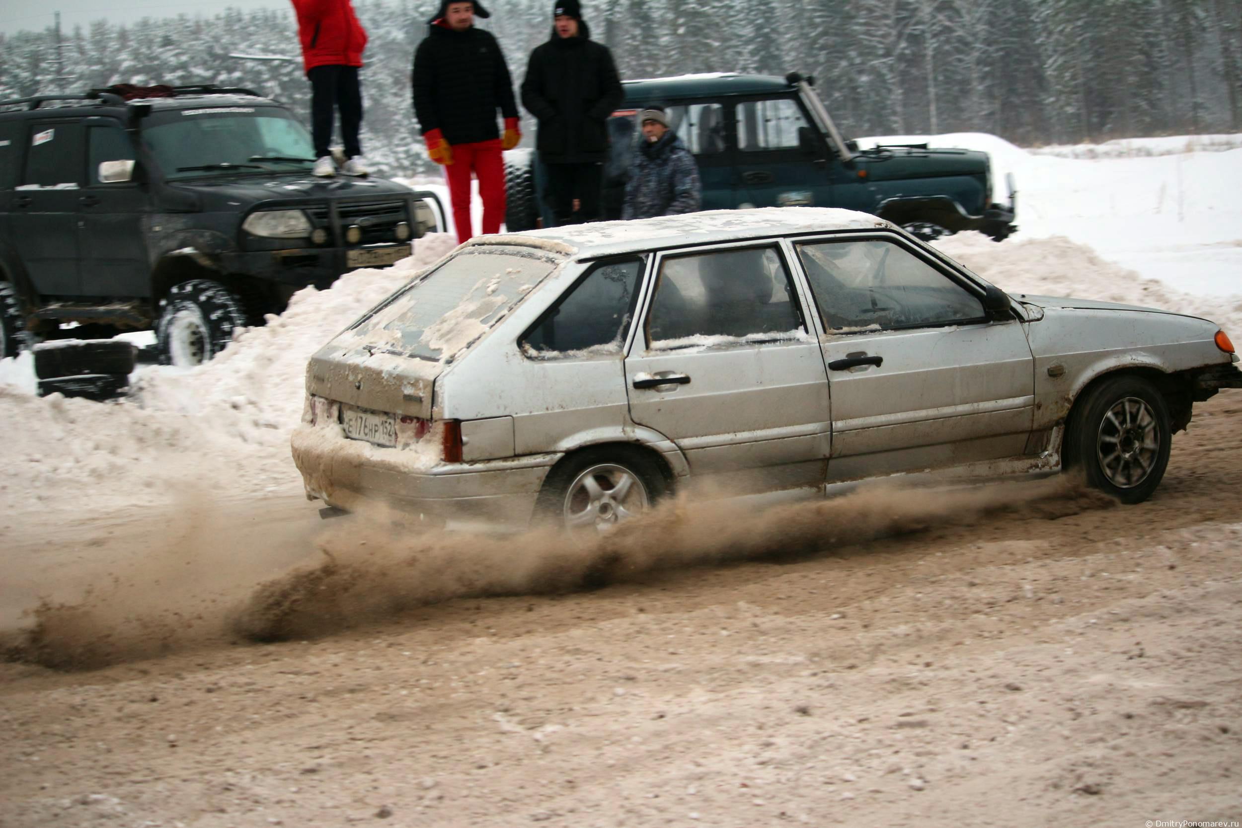 Январские автогонки в Городце 2021