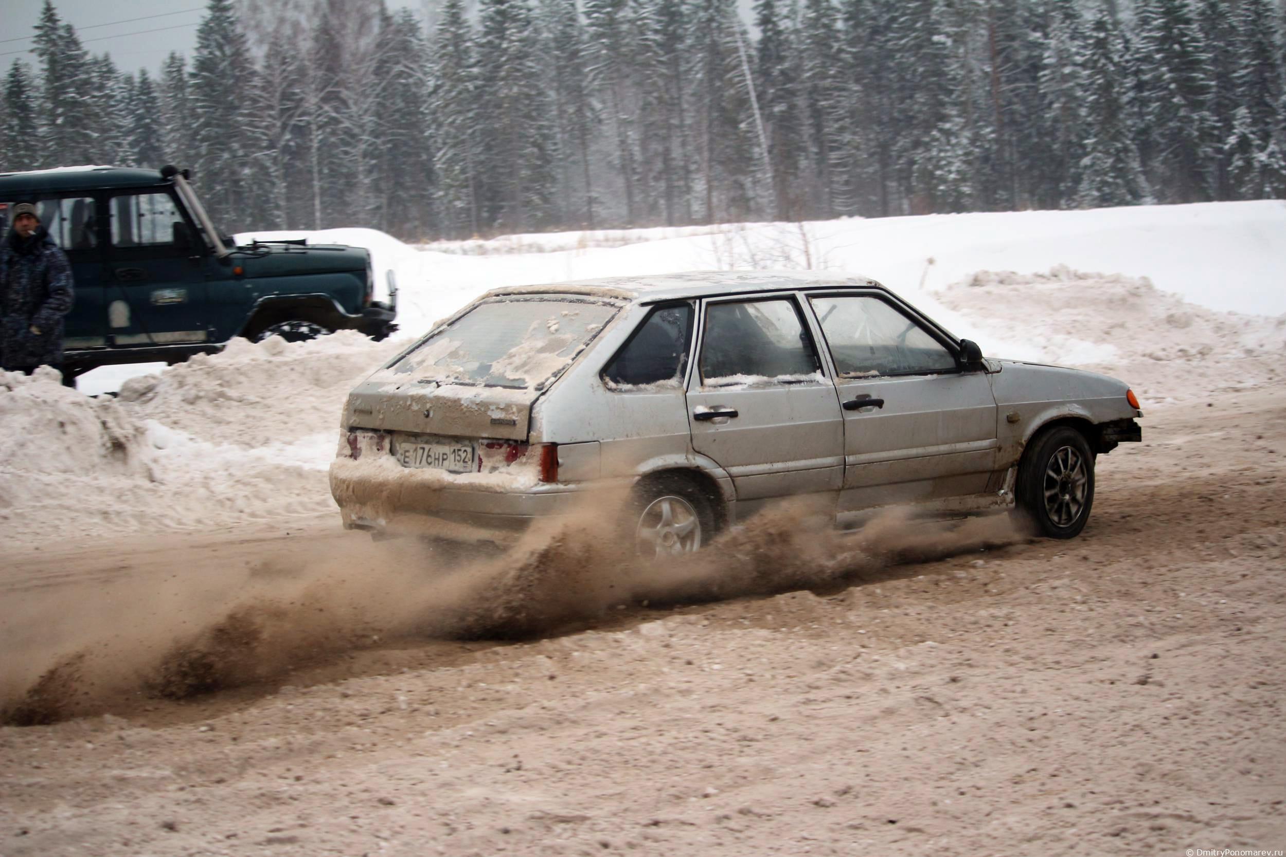 Январские автогонки в Городце 2021
