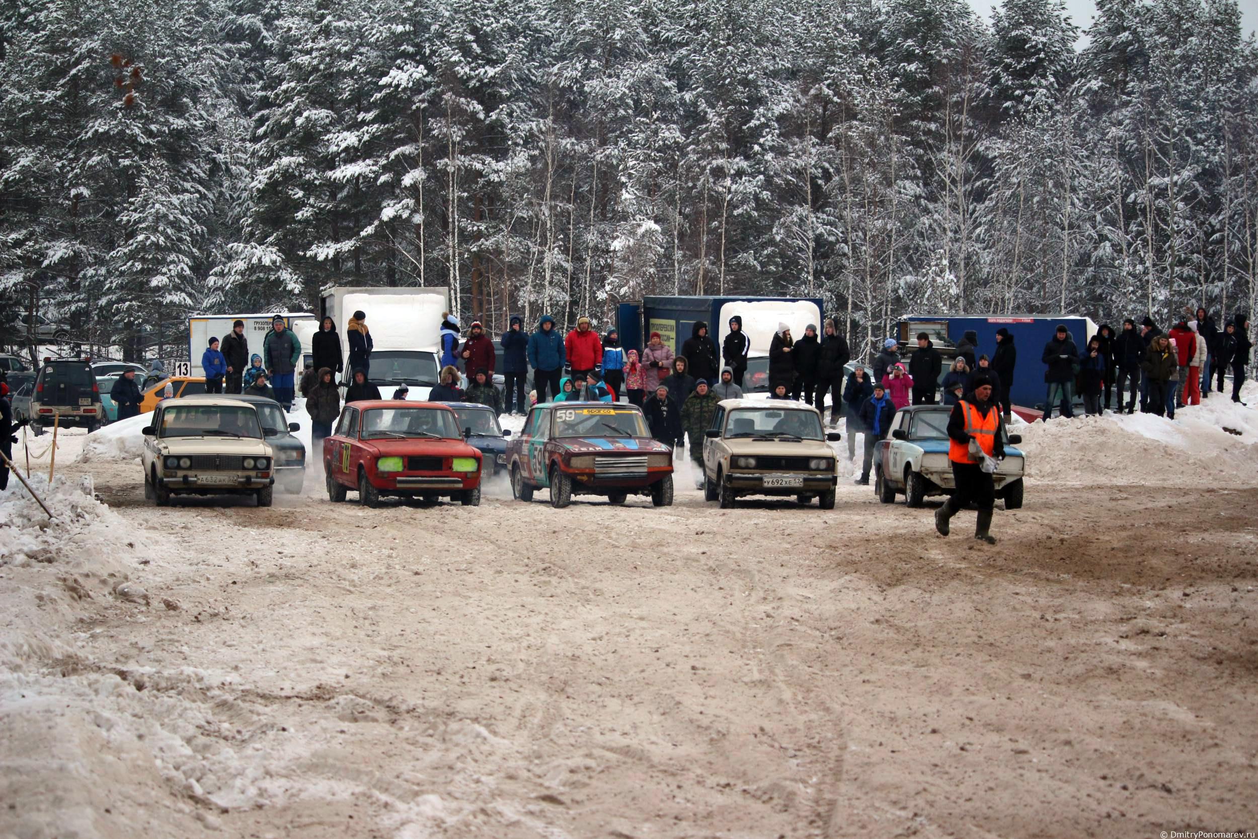 Январские автогонки в Городце 2021