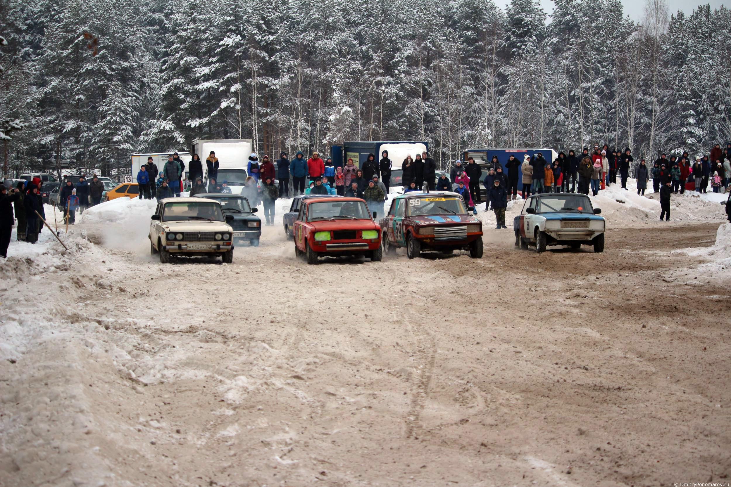 Январские автогонки в Городце 2021