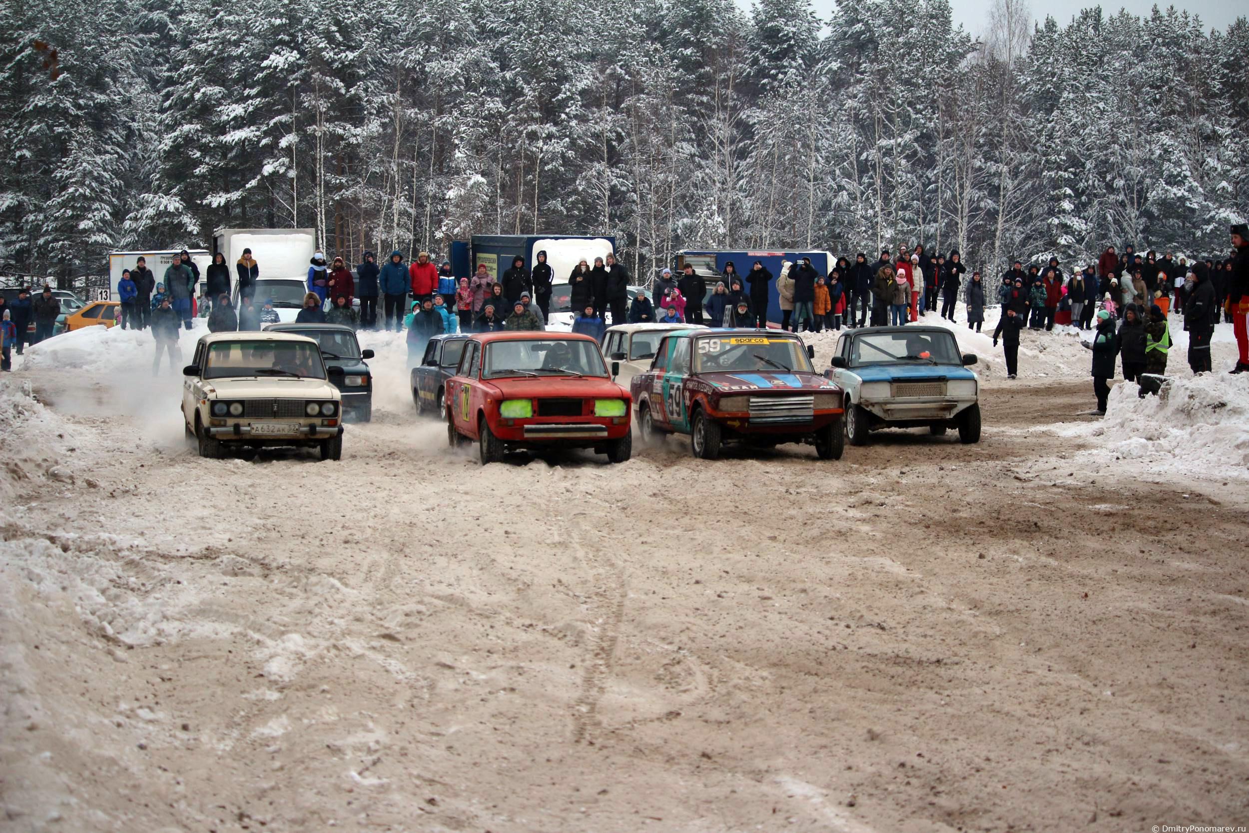 Январские автогонки в Городце 2021