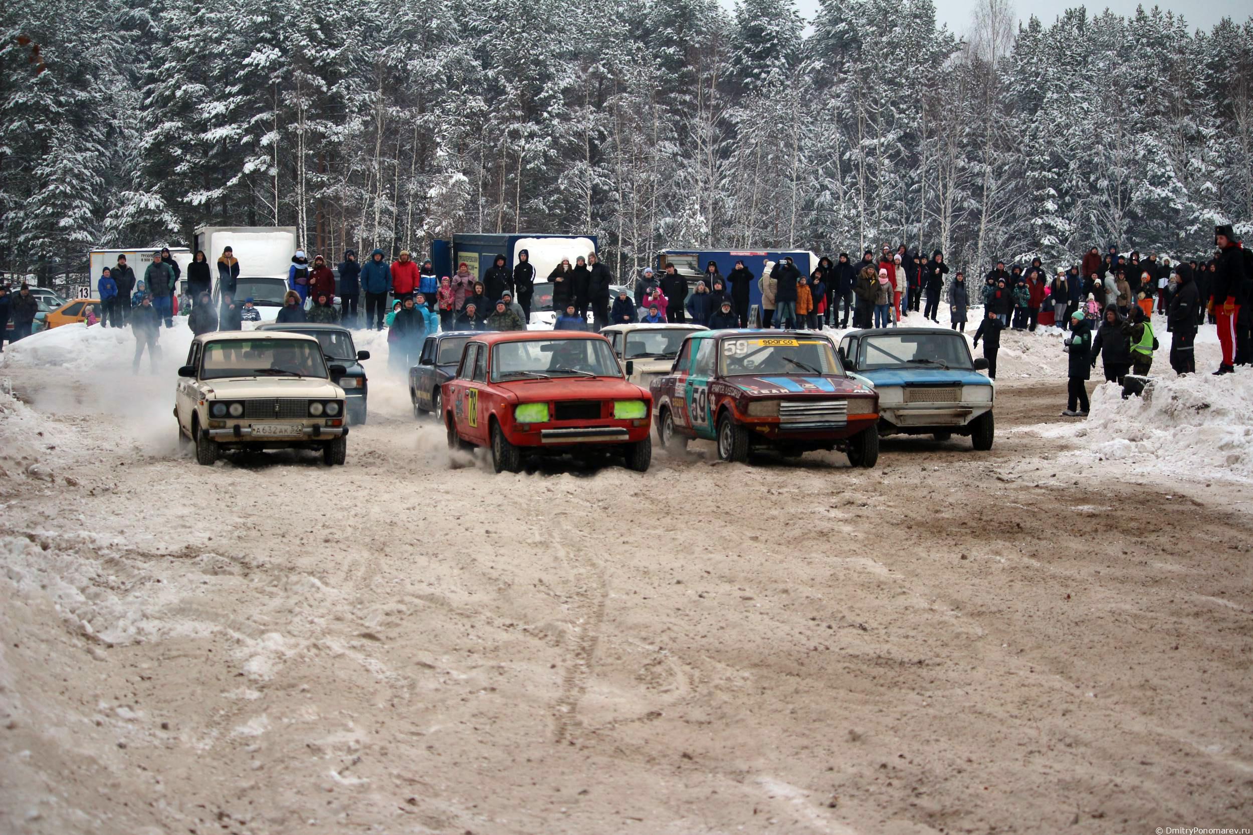 Январские автогонки в Городце 2021