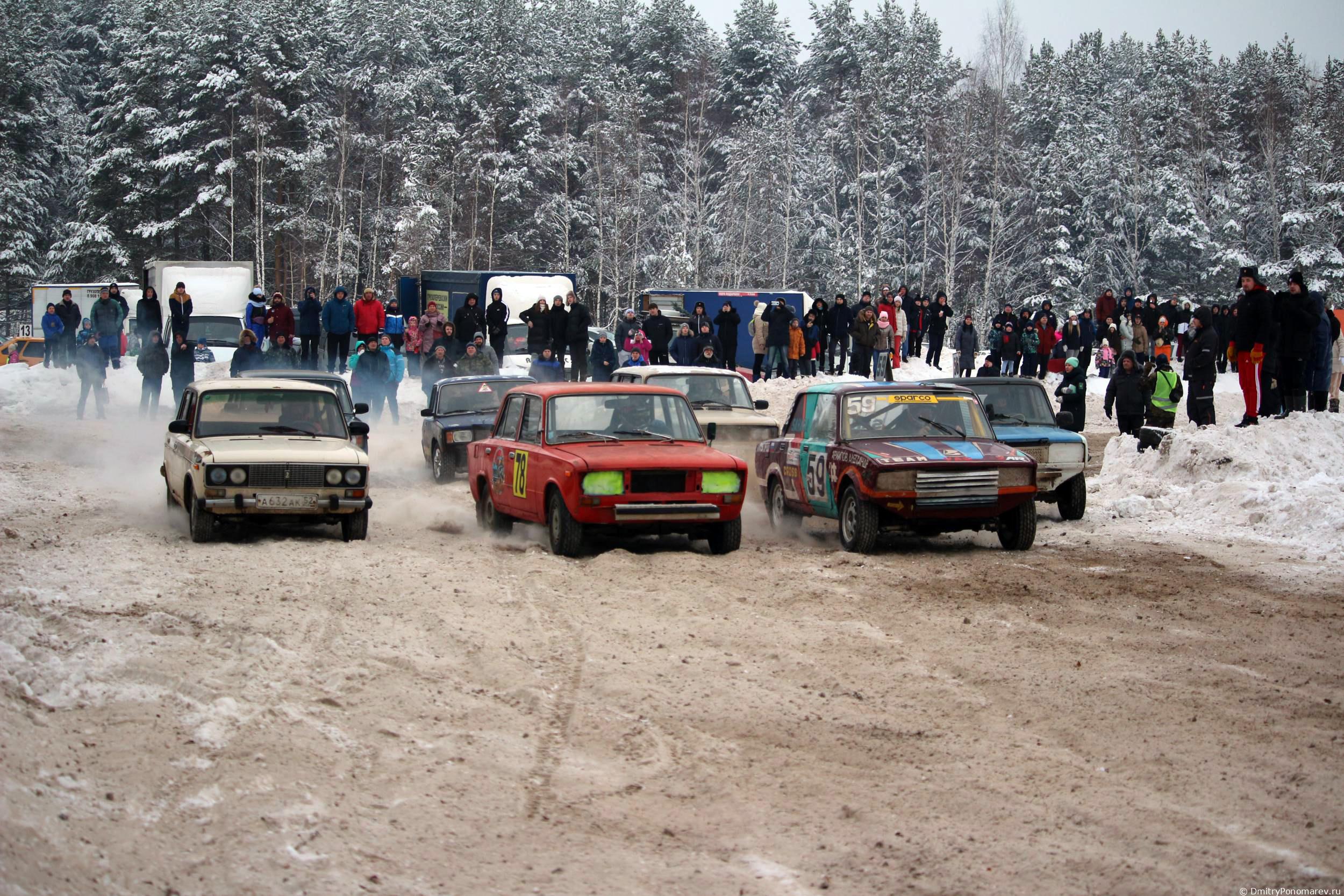 Январские автогонки в Городце 2021