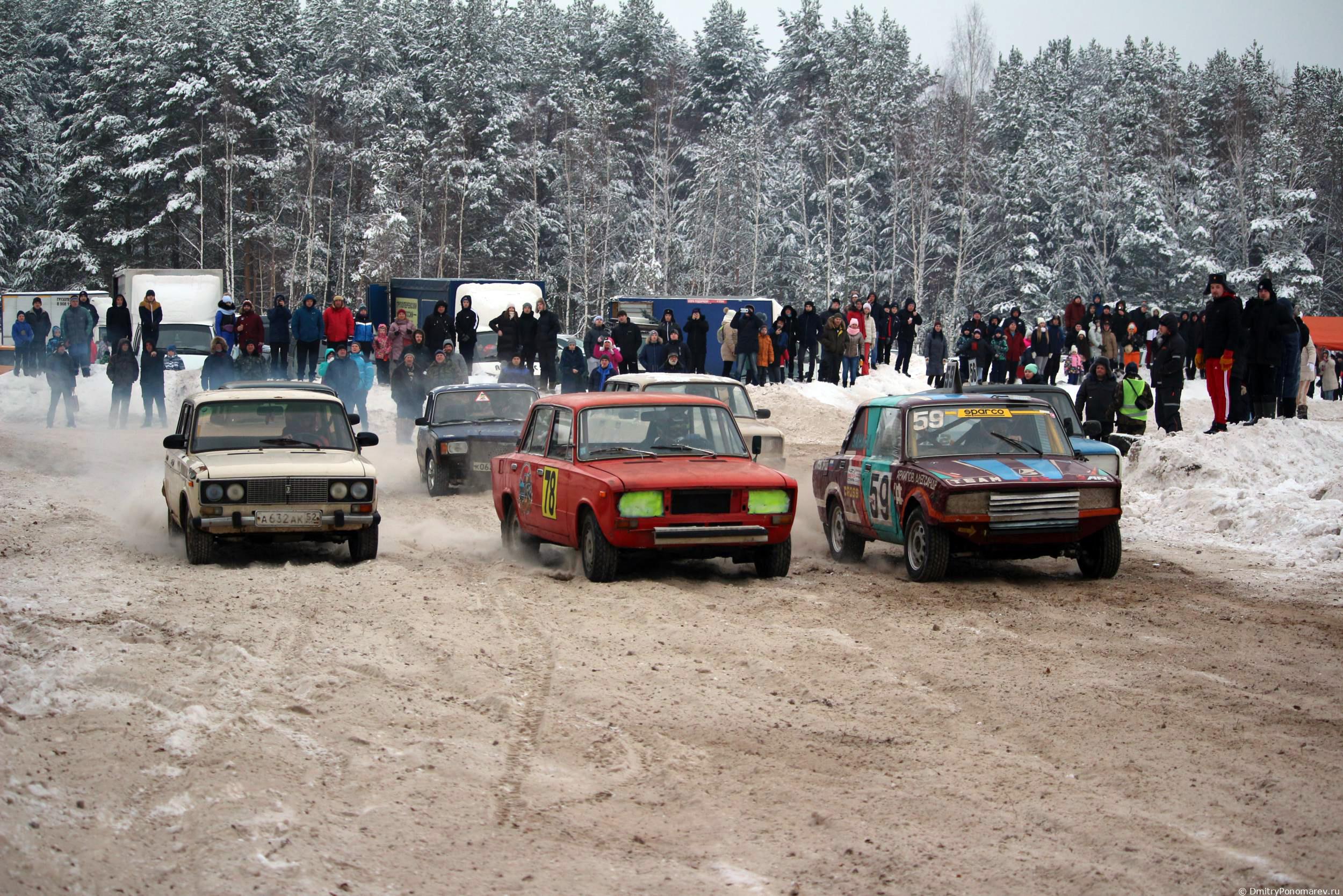 Январские автогонки в Городце 2021