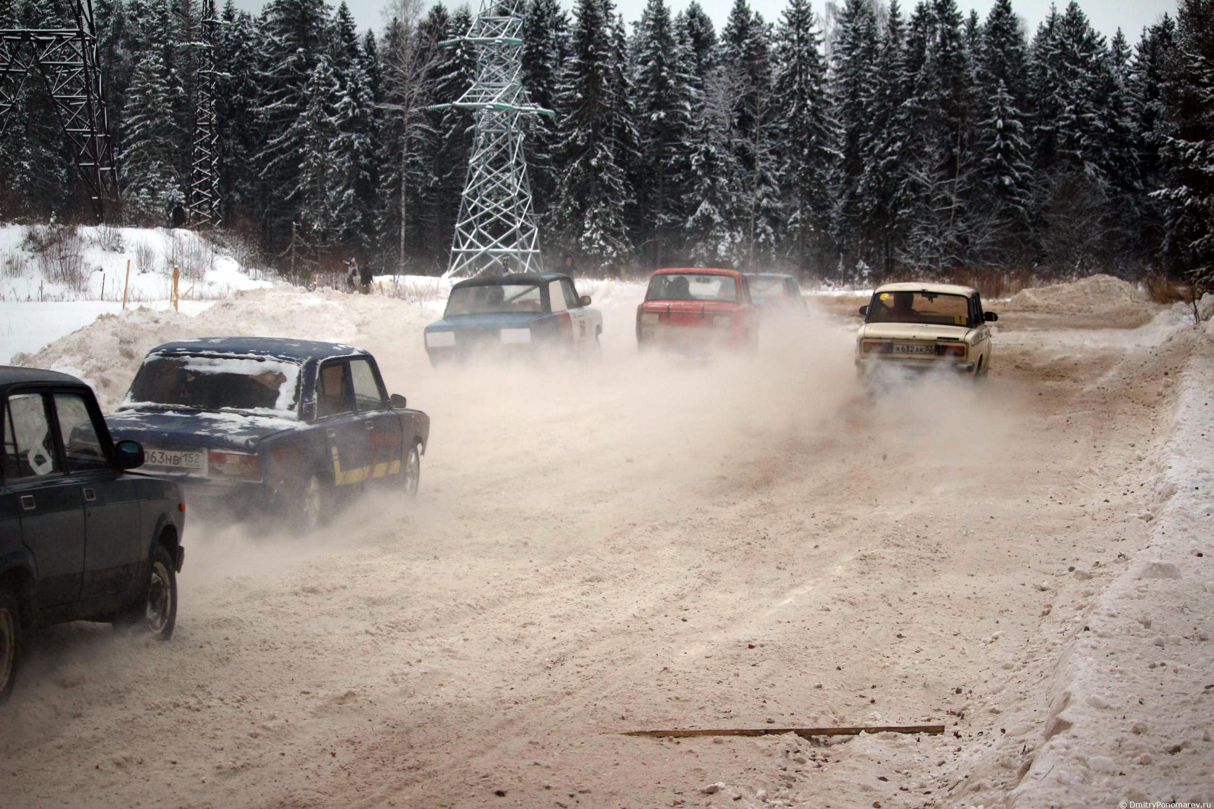 Январские автогонки в Городце 2021
