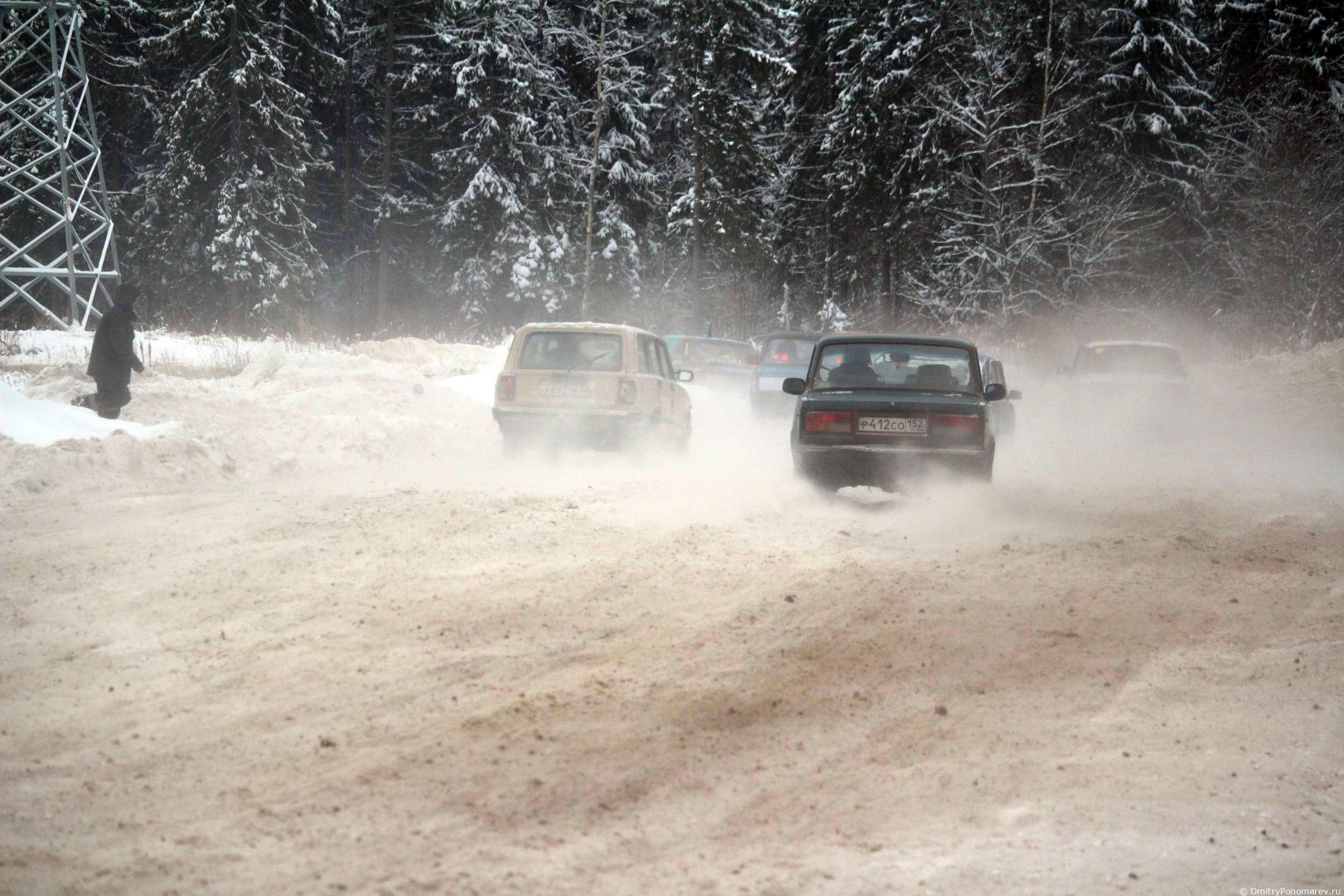Январские автогонки в Городце 2021