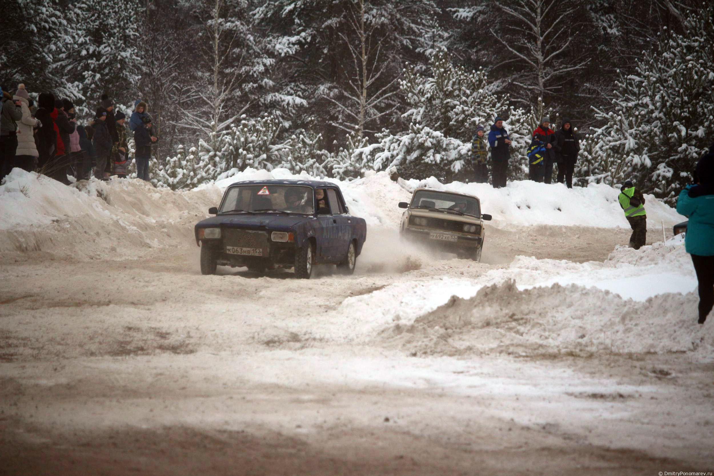 Январские автогонки в Городце 2021