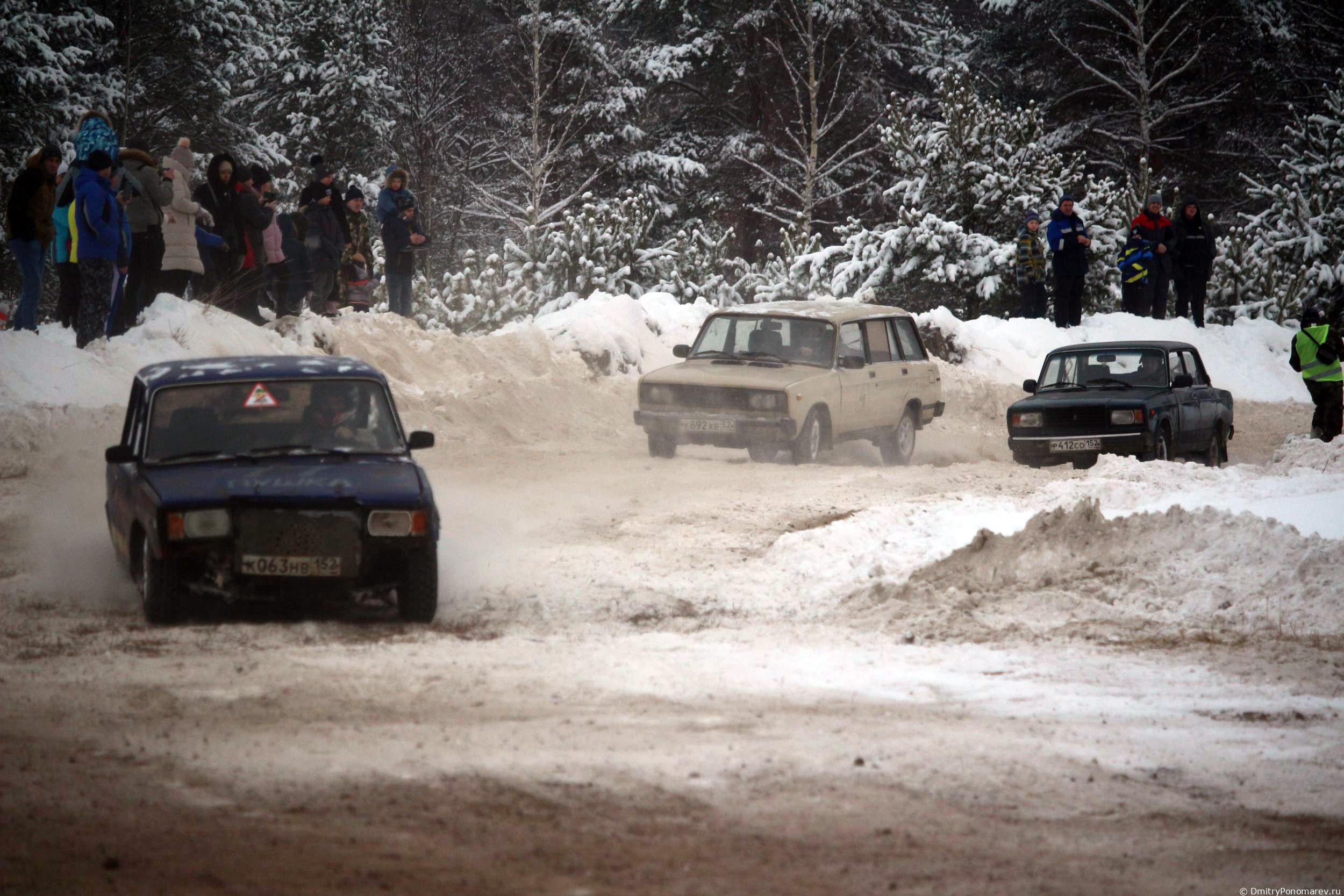 Январские автогонки в Городце 2021