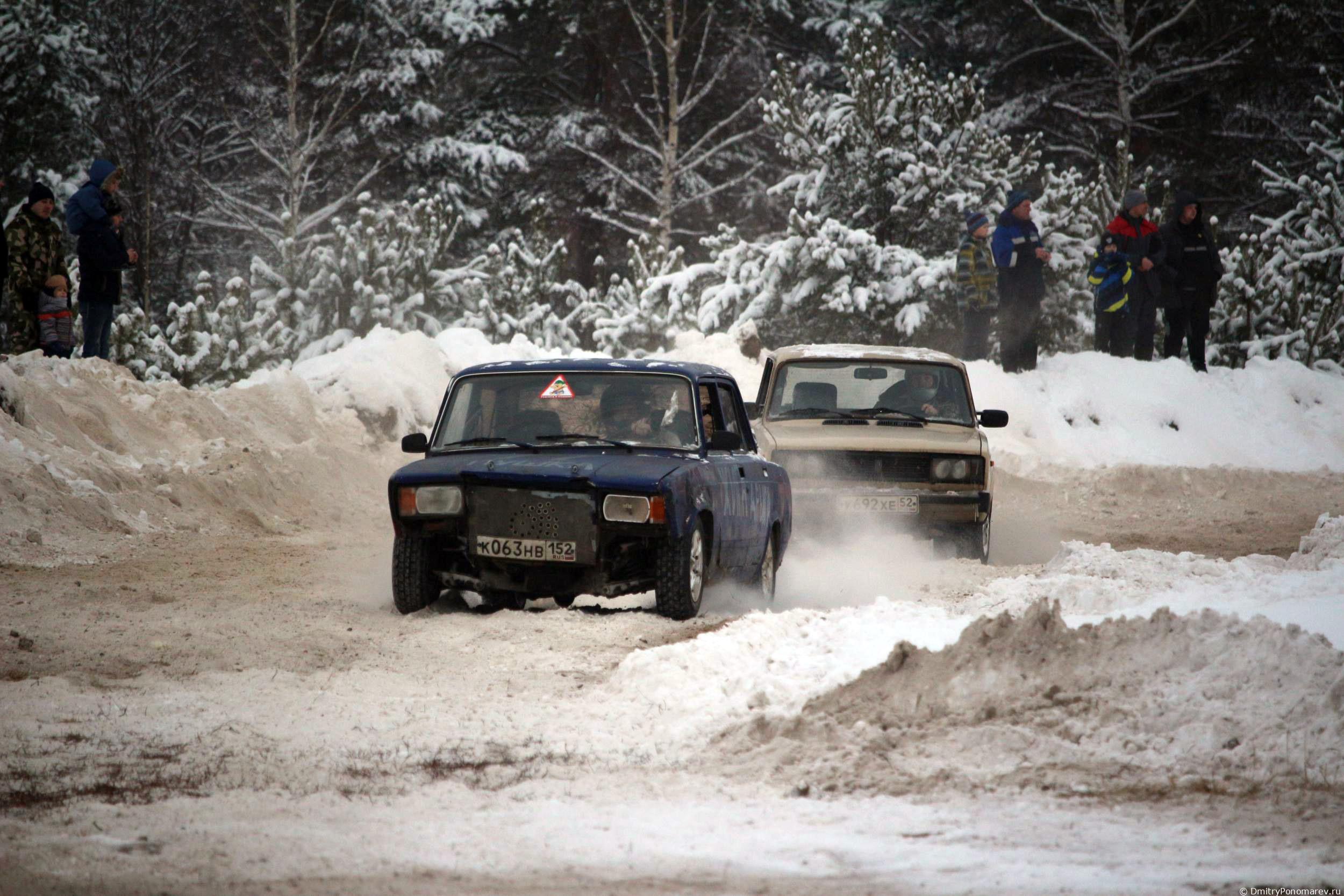 Январские автогонки в Городце 2021