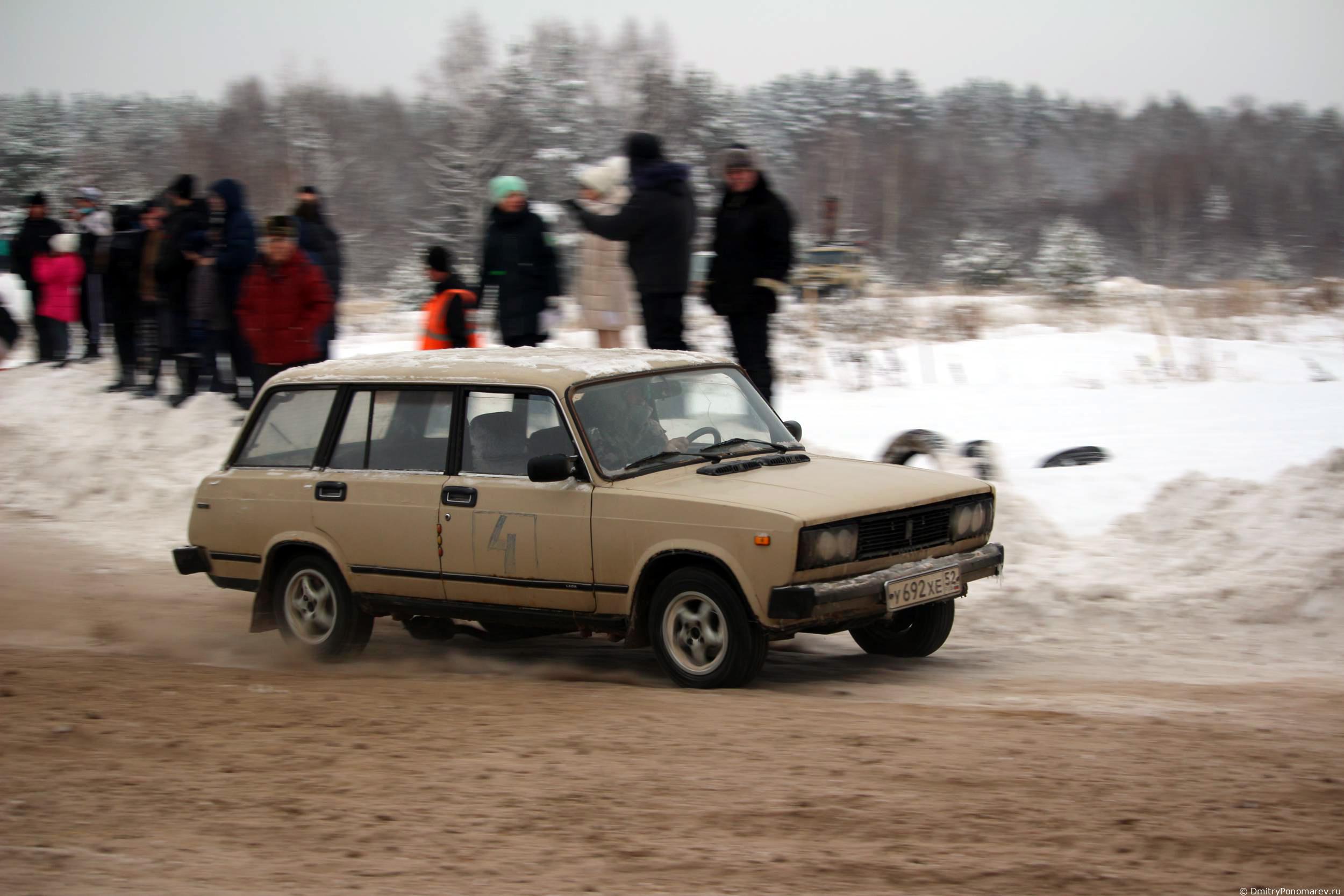 Январские автогонки в Городце 2021
