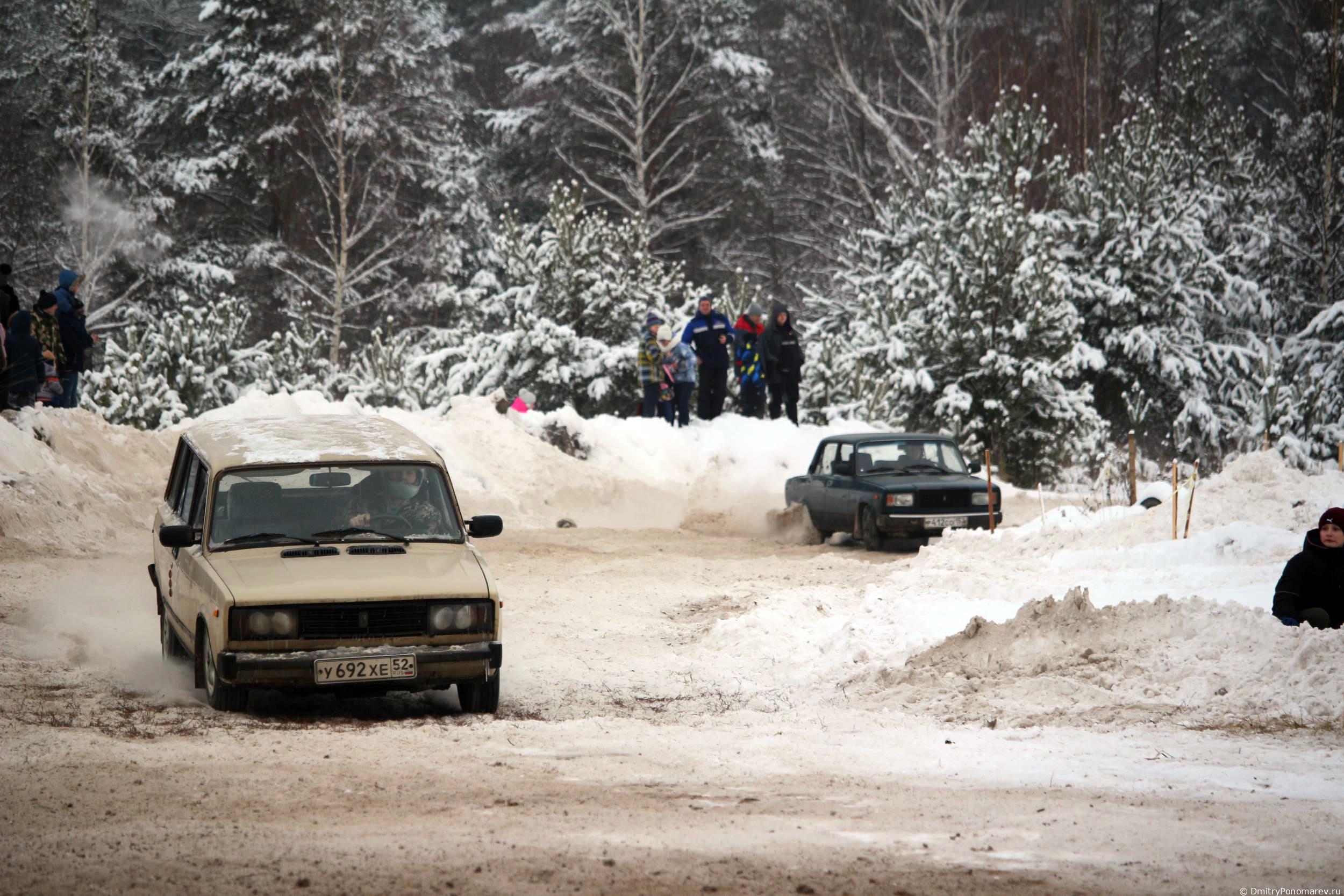 Январские автогонки в Городце 2021