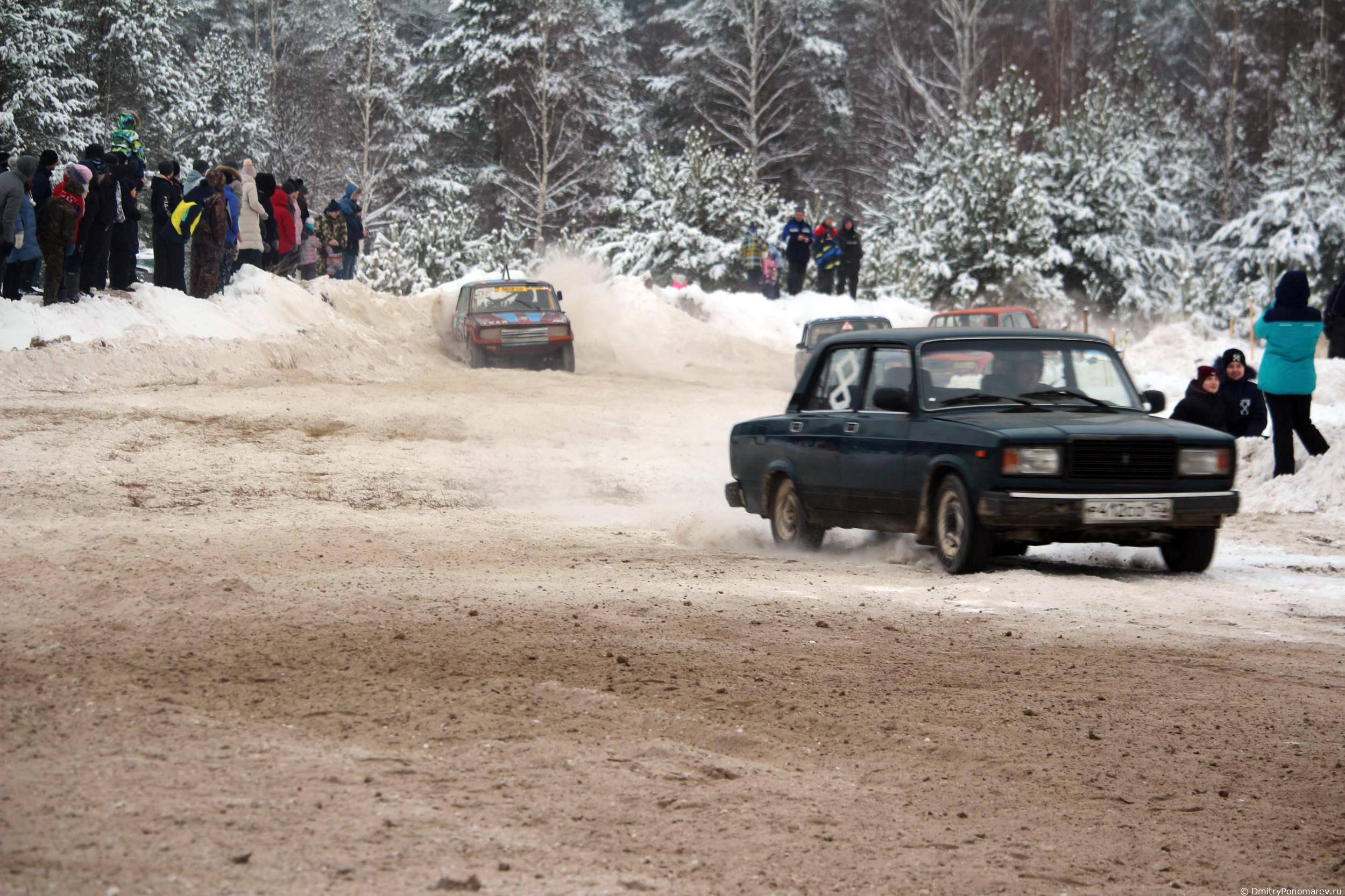 Январские автогонки в Городце 2021