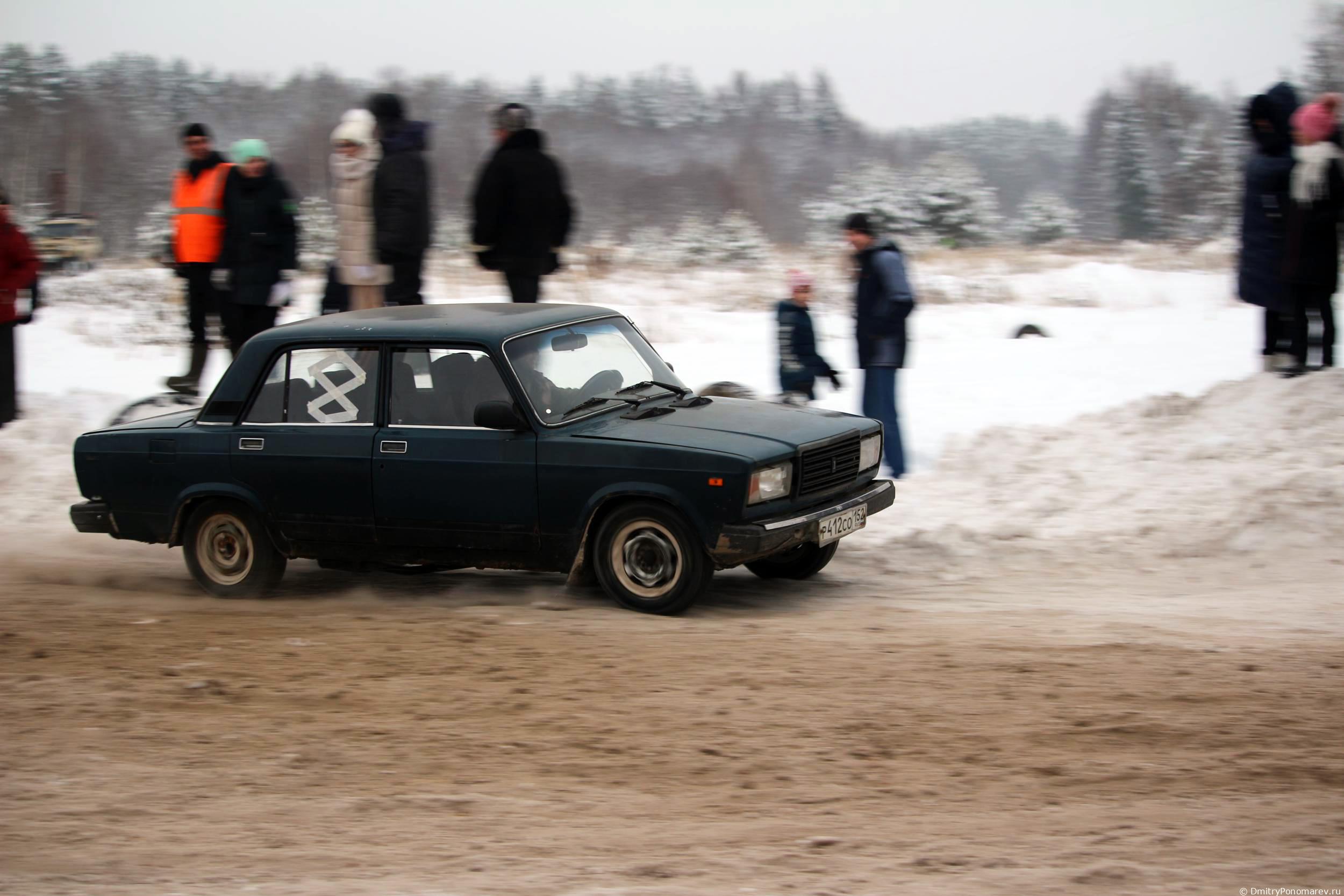 Январские автогонки в Городце 2021