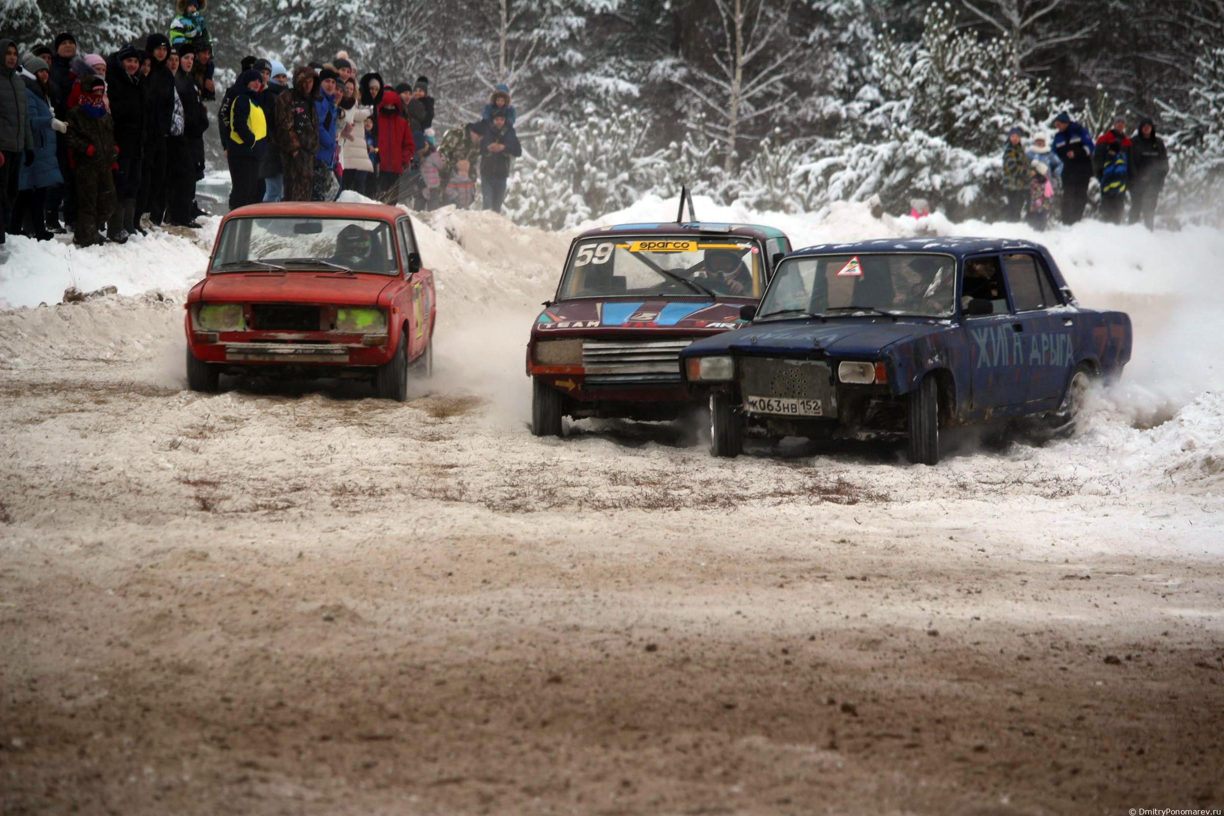 Январские автогонки в Городце 2021
