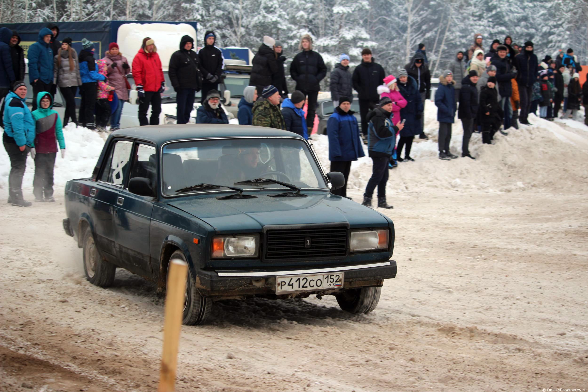 Январские автогонки в Городце 2021