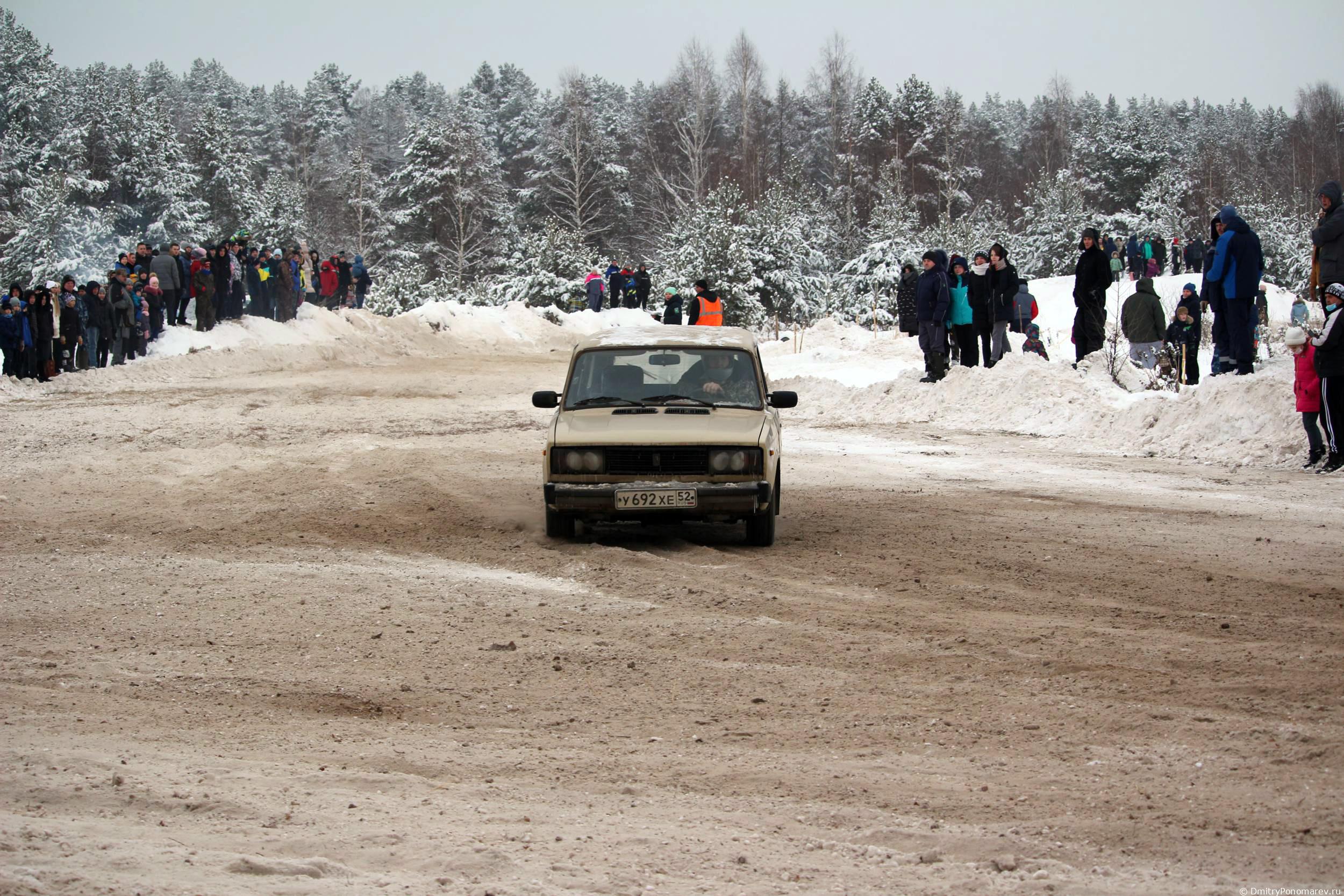 Январские автогонки в Городце 2021