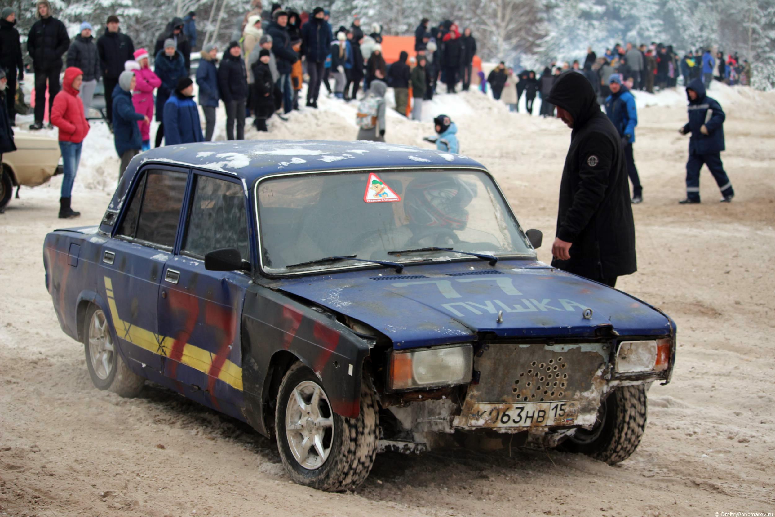 Январские автогонки в Городце 2021