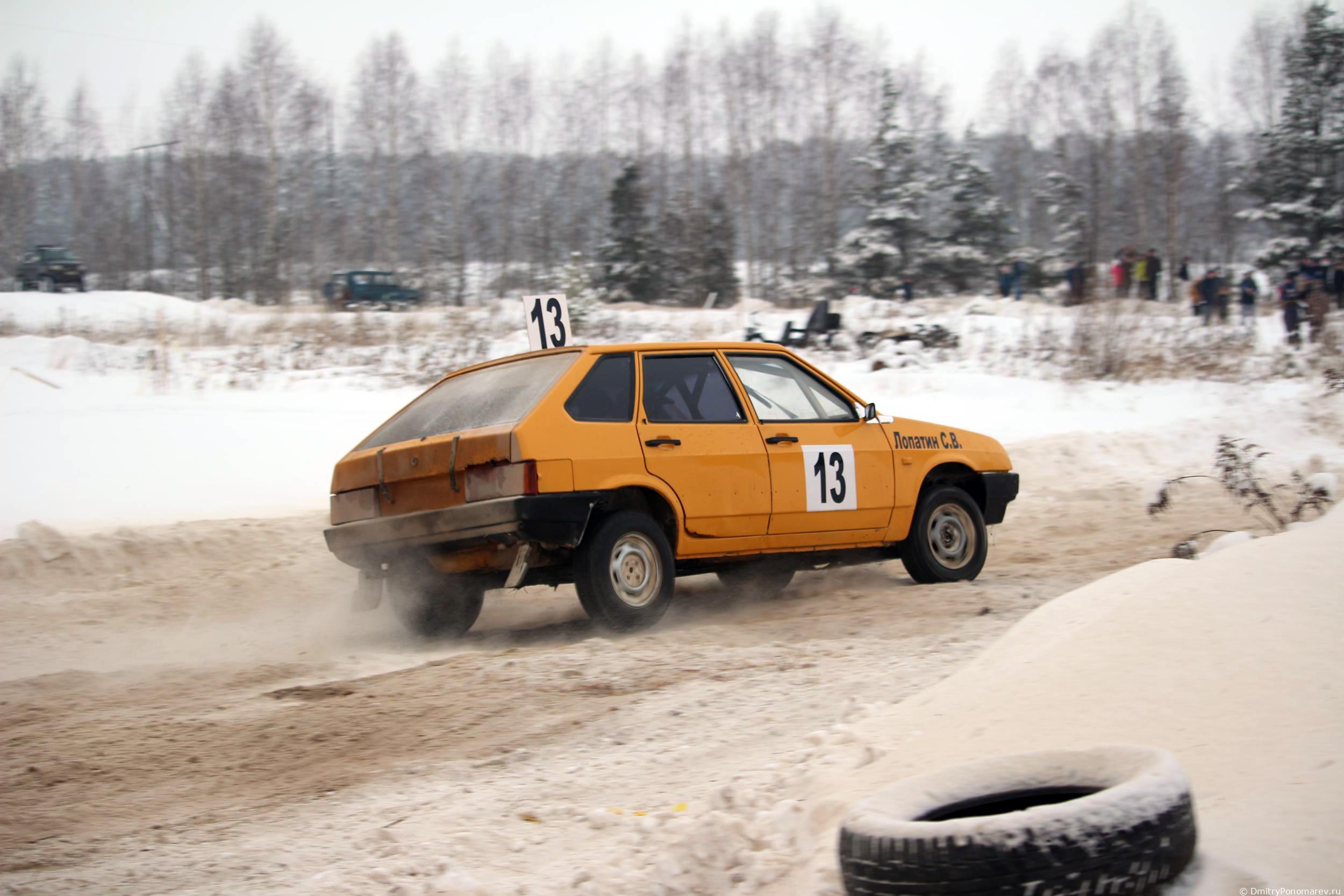 Январские автогонки в Городце 2021