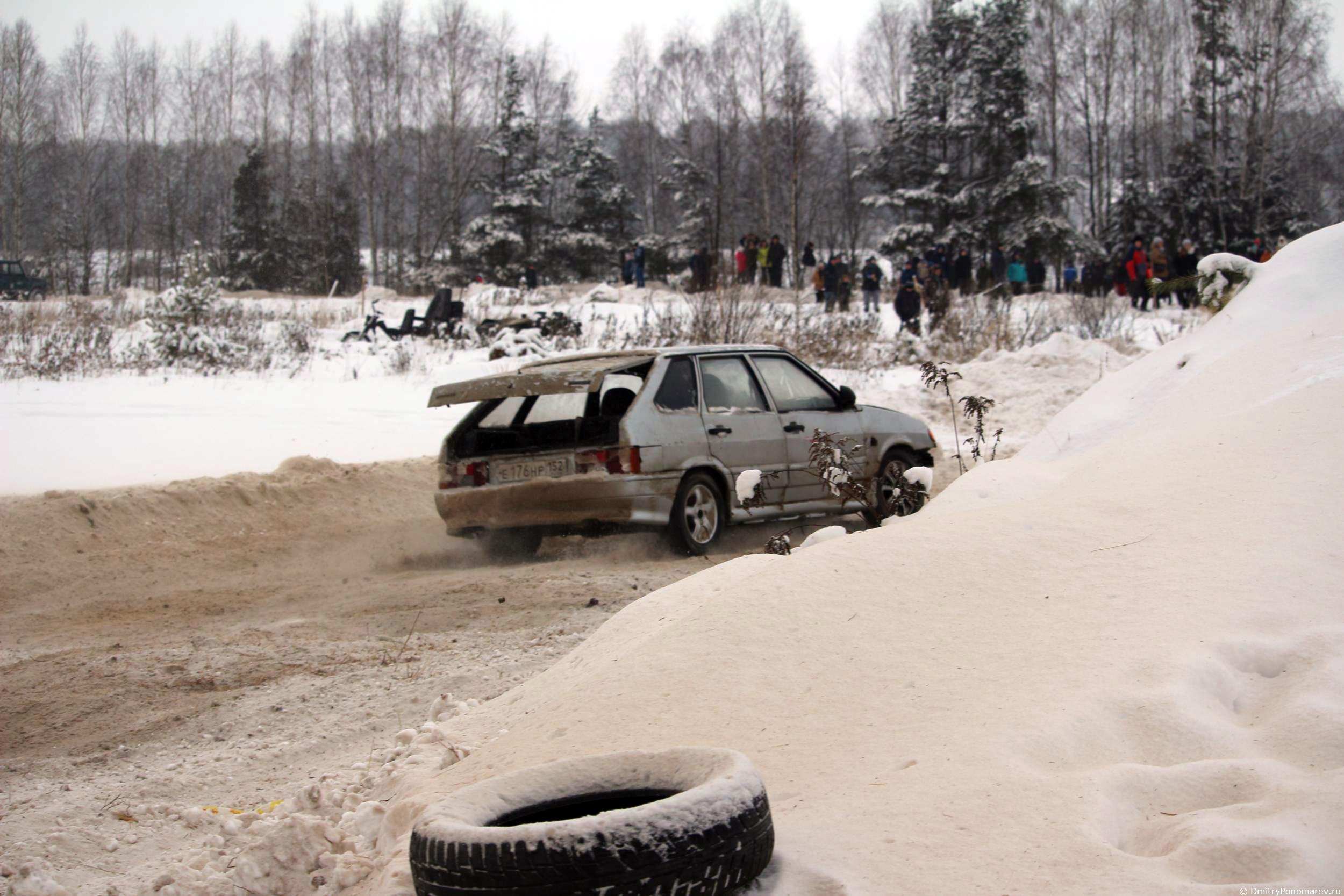 Январские автогонки в Городце 2021