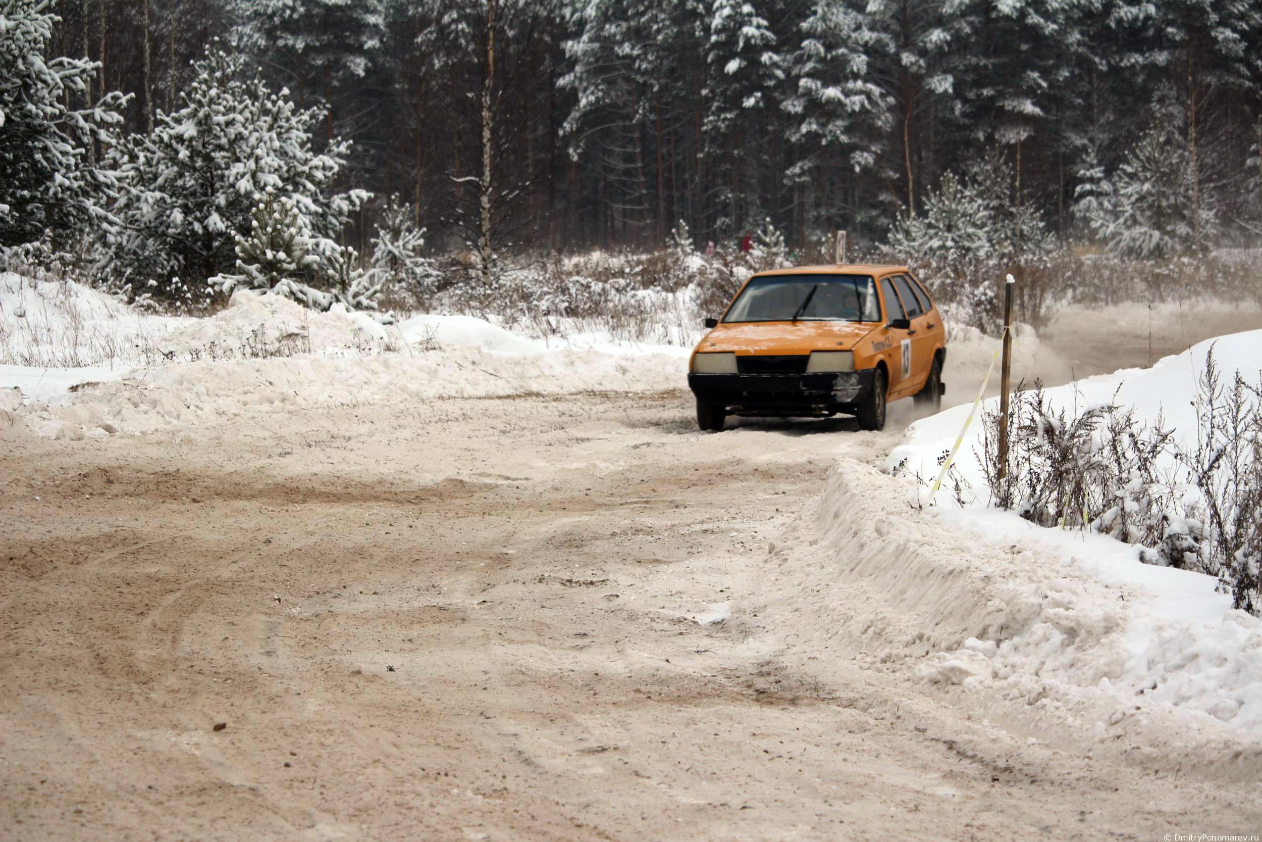 Январские автогонки в Городце 2021