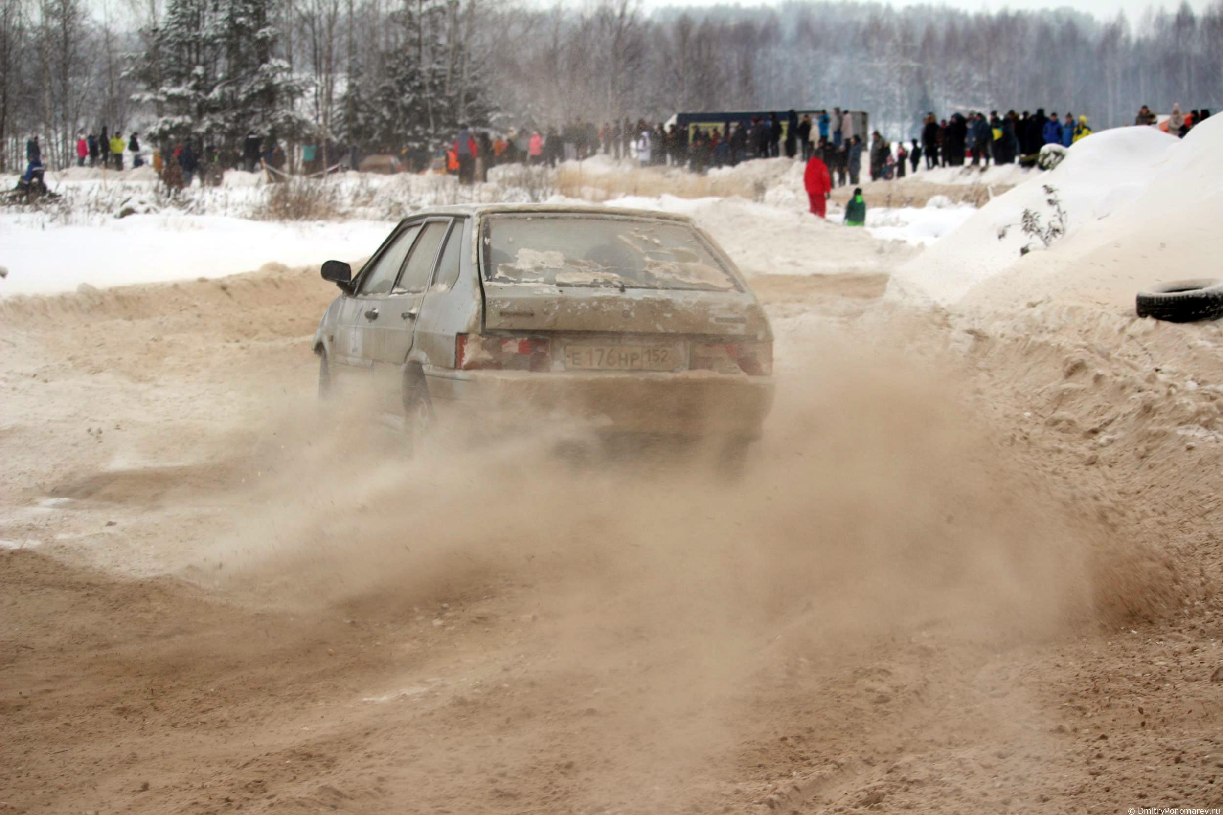 Январские автогонки в Городце 2021