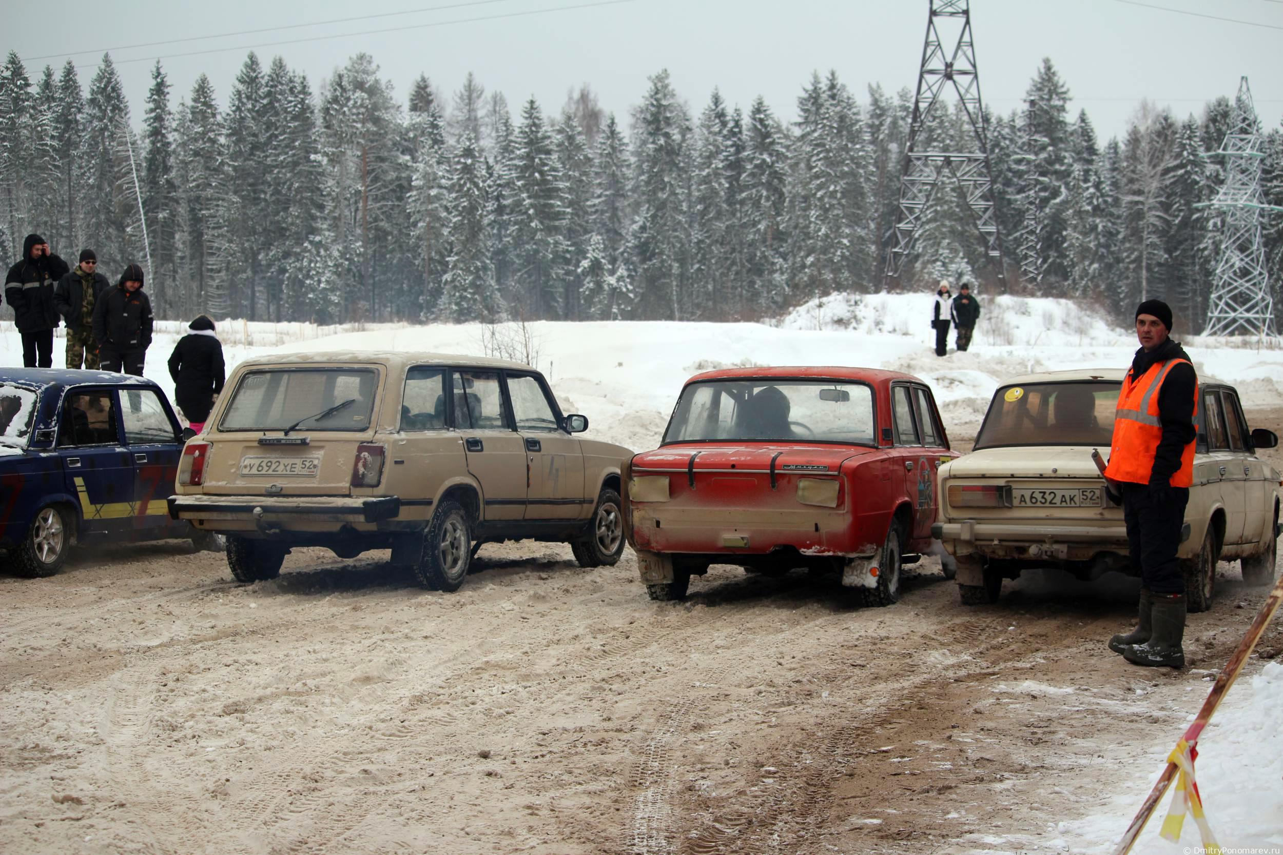 Январские автогонки в Городце 2021