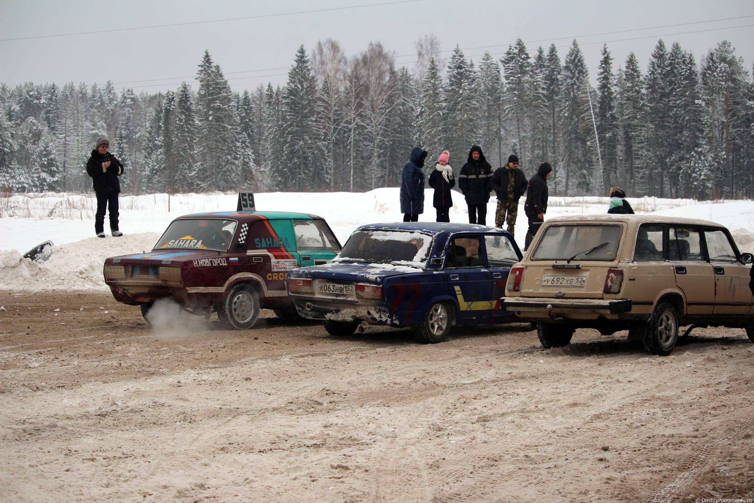 Январские автогонки в Городце 2021