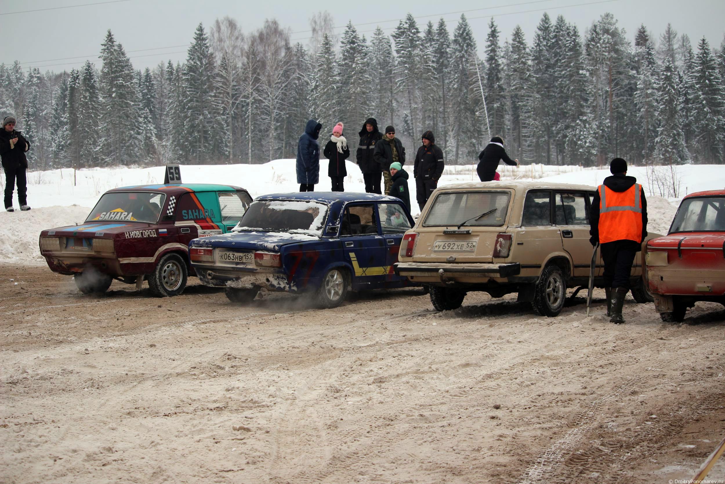 Январские автогонки в Городце 2021