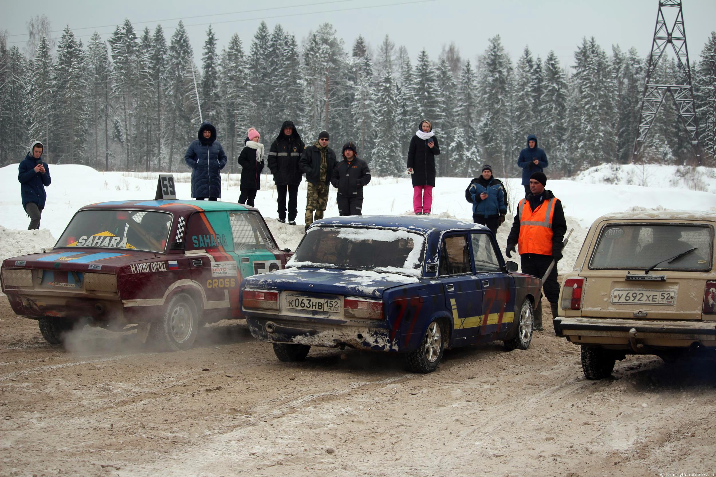 Январские автогонки в Городце 2021