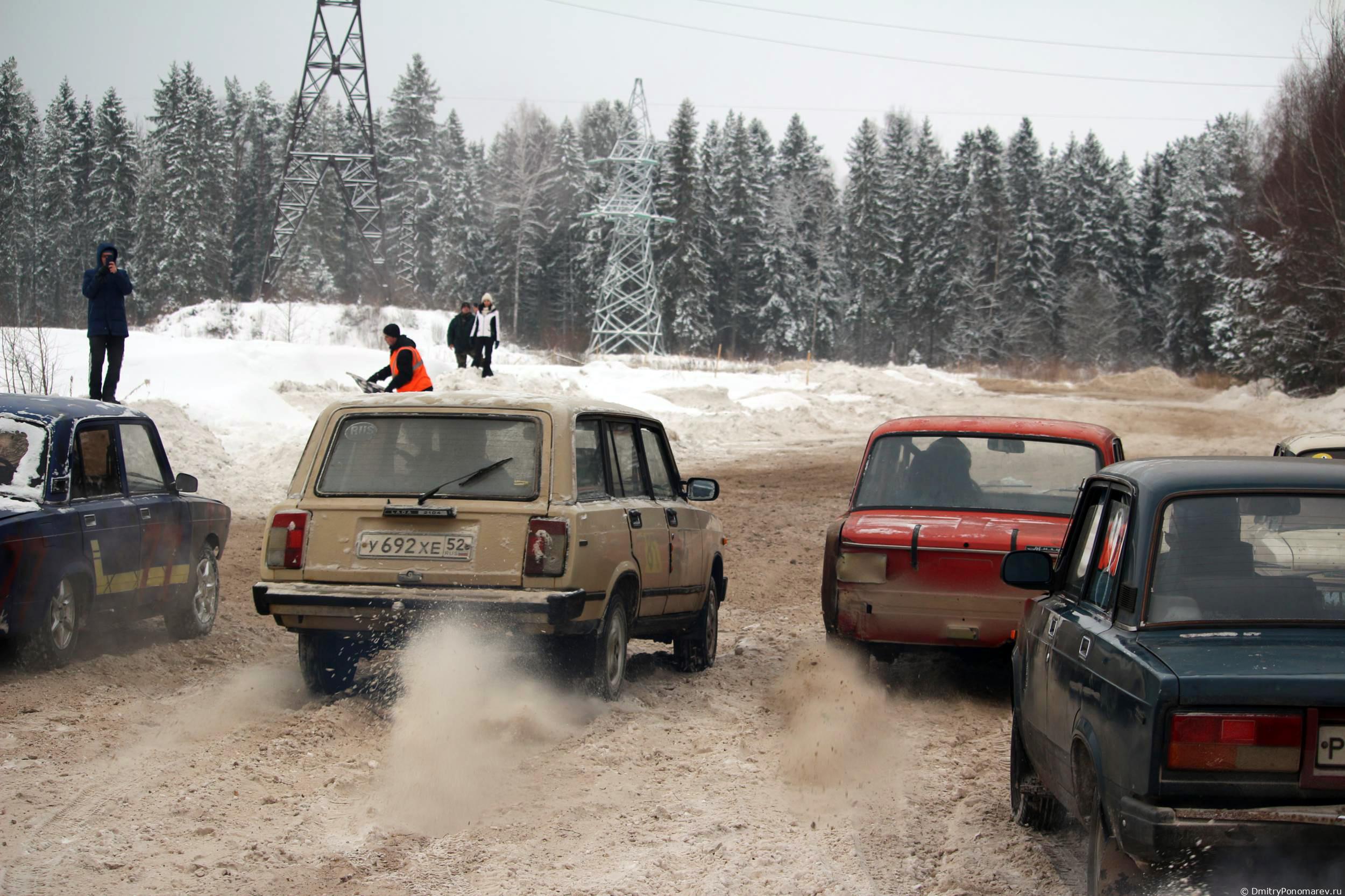 Январские автогонки в Городце 2021