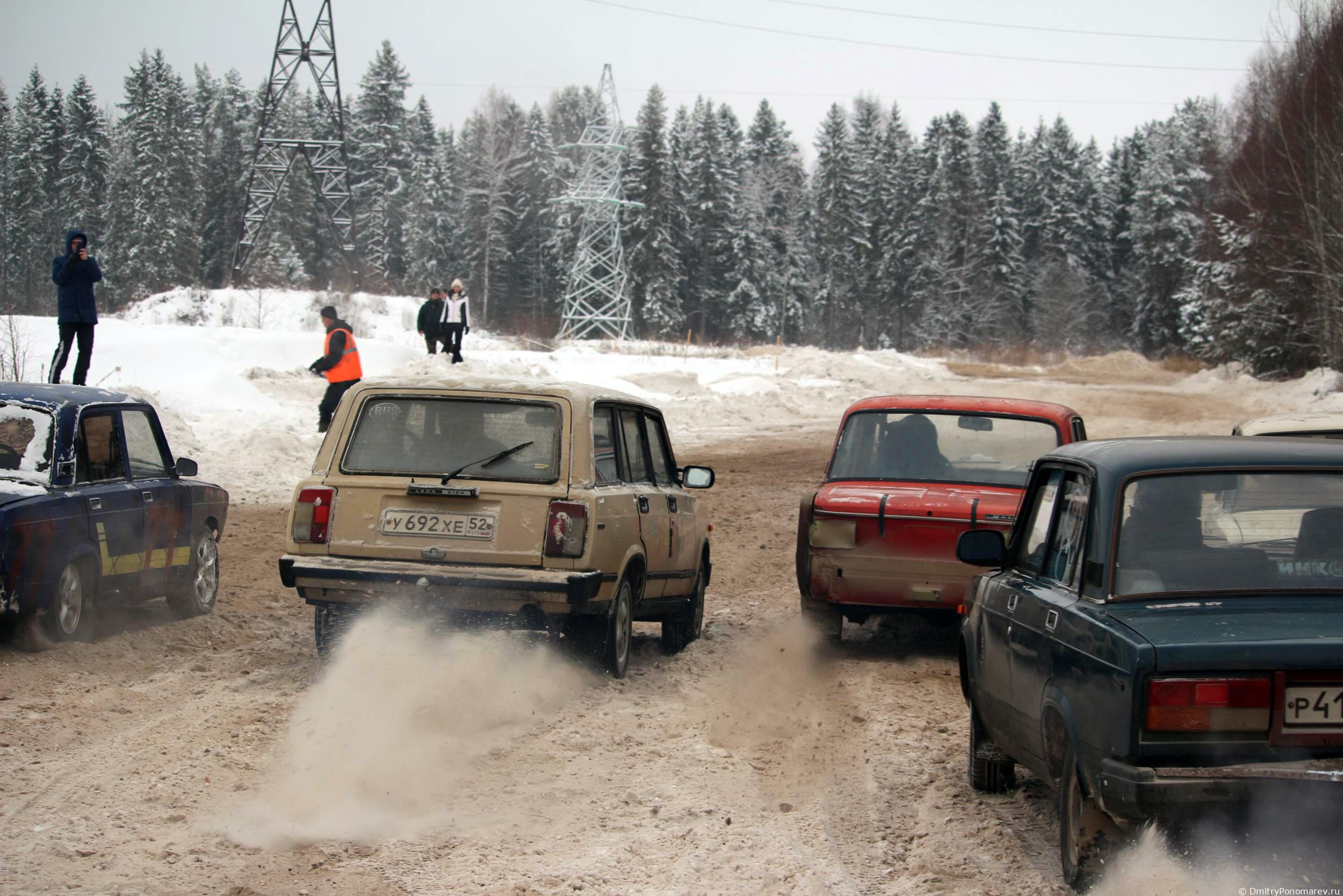 Январские автогонки в Городце 2021