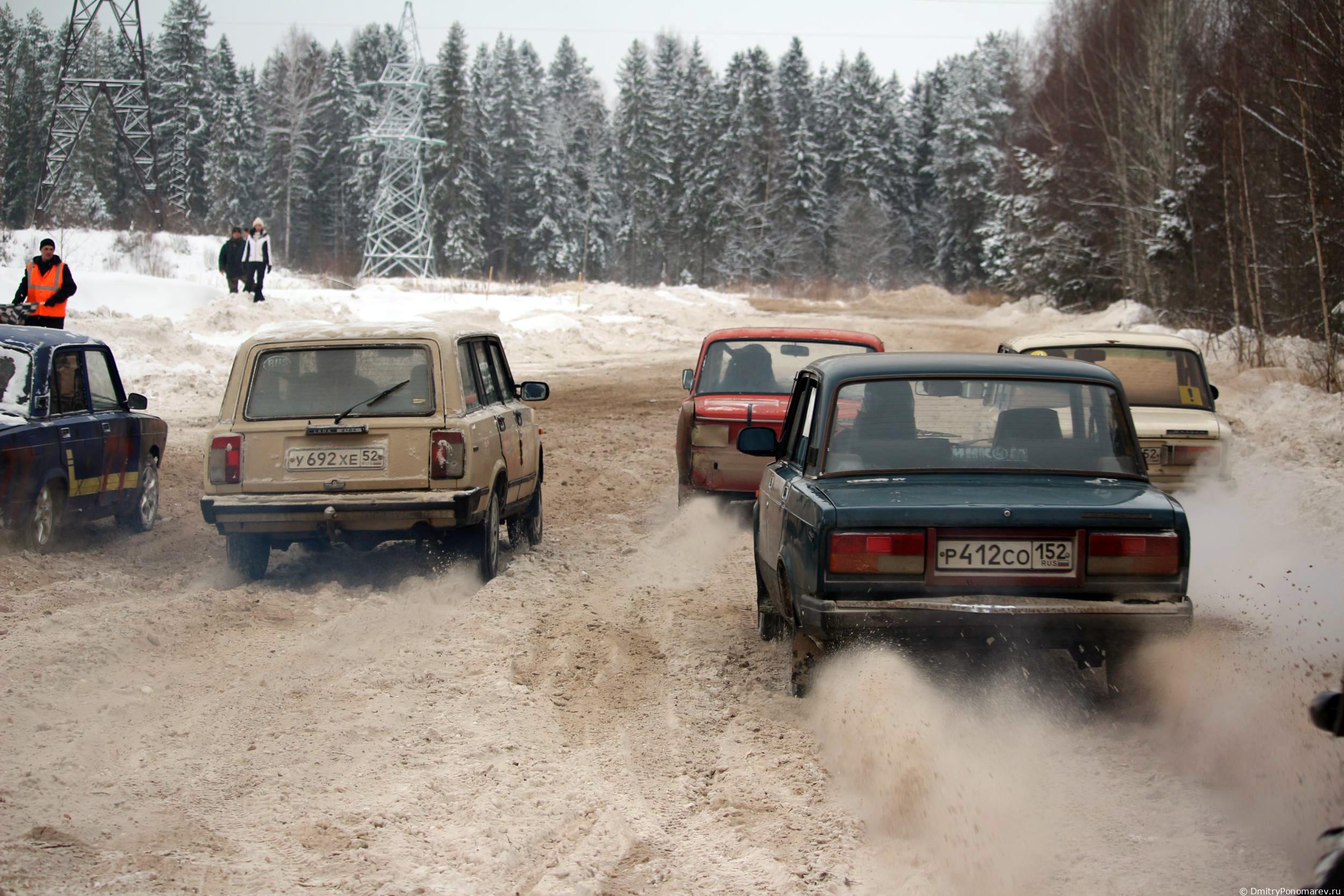Январские автогонки в Городце 2021