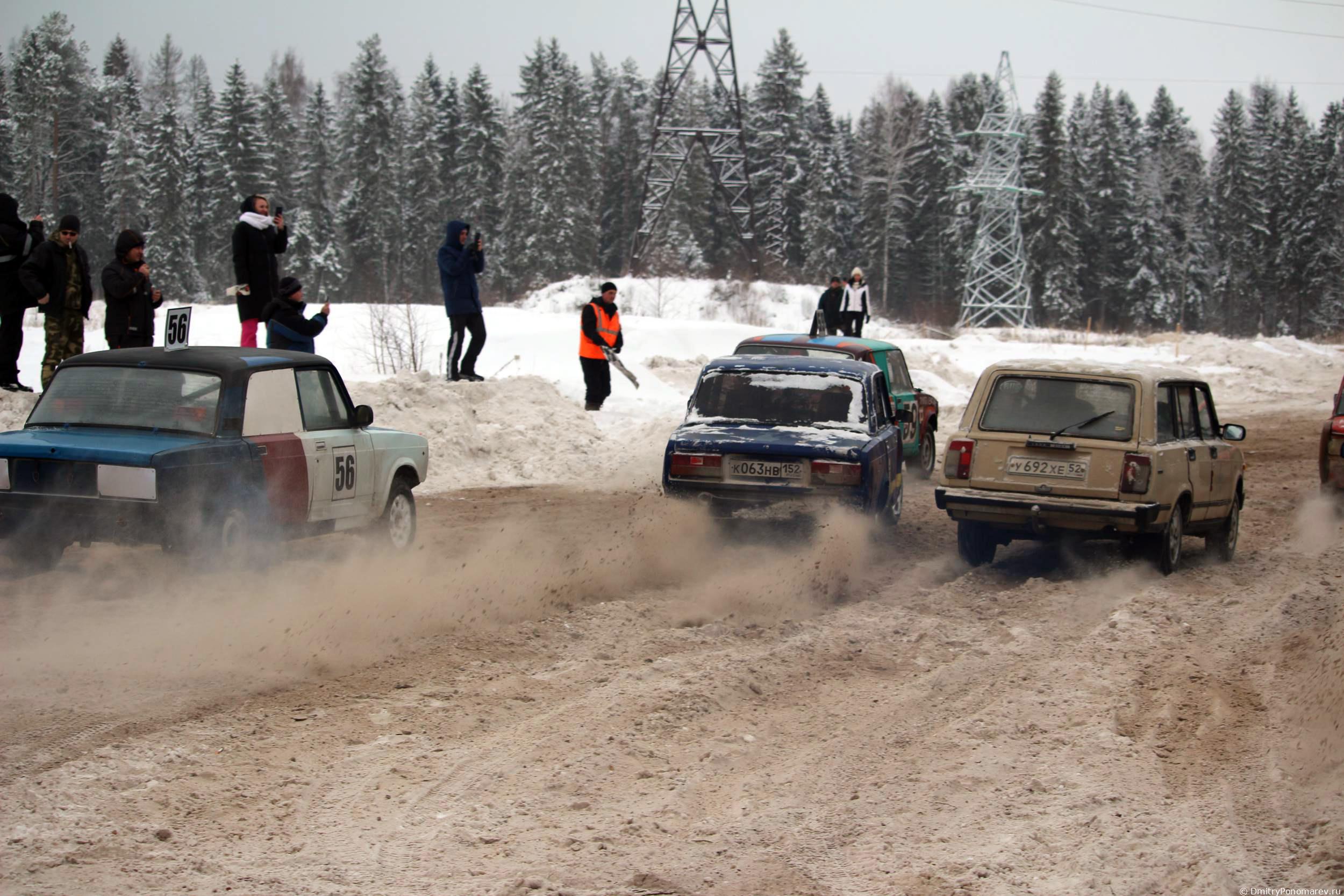 Январские автогонки в Городце 2021