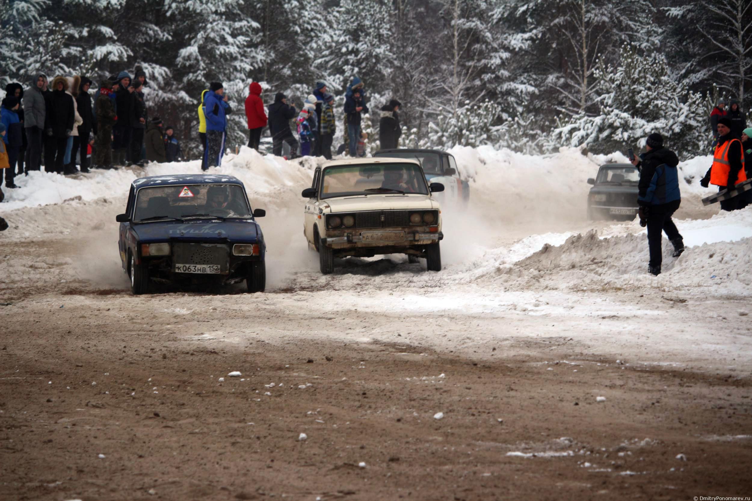 Январские автогонки в Городце 2021